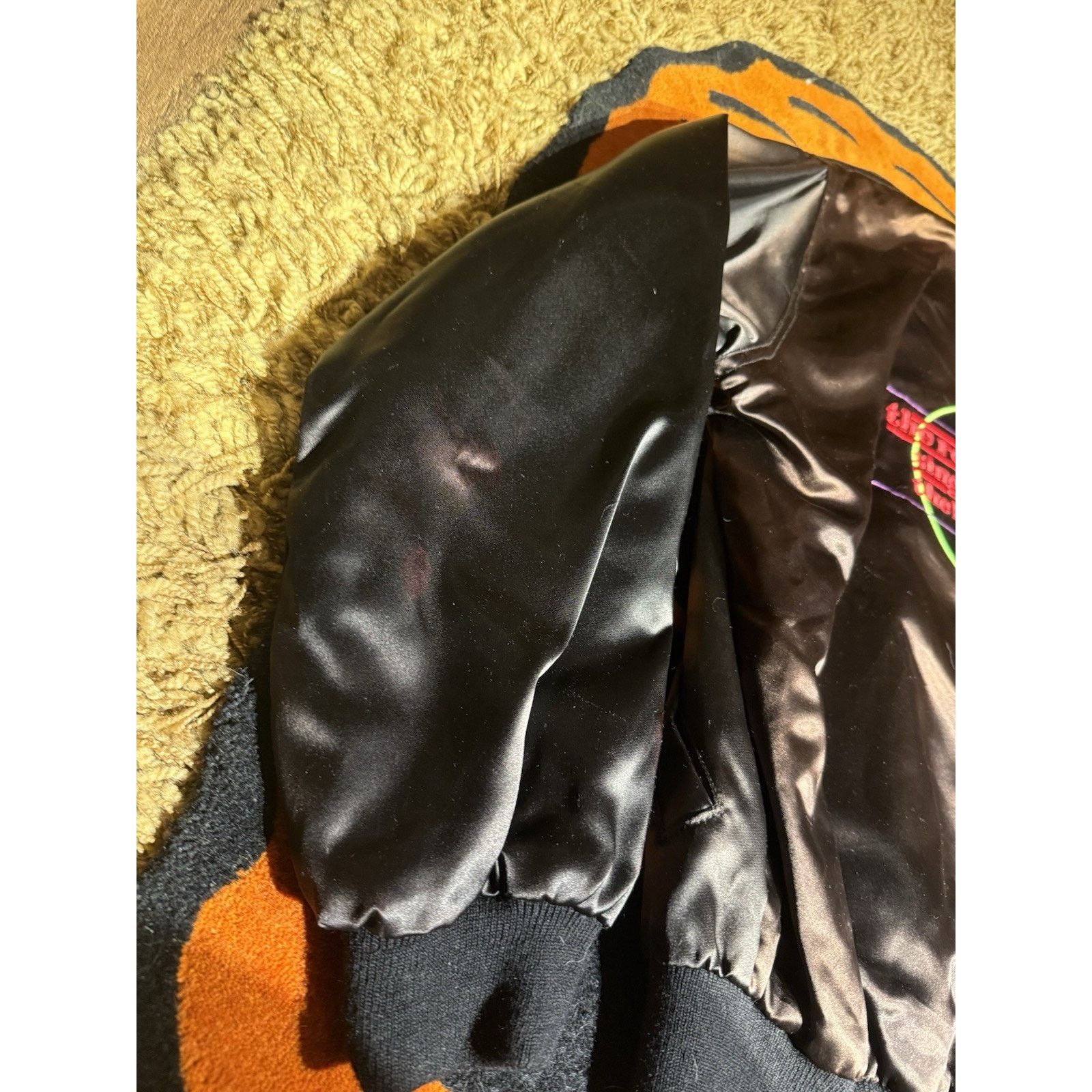Band Tees × The Rolling Stones × Vintage Vintage 1989 London Rolling Stones Crew Jacket Reversible Size US L / EU 52-54 / 3 - 8 Thumbnail