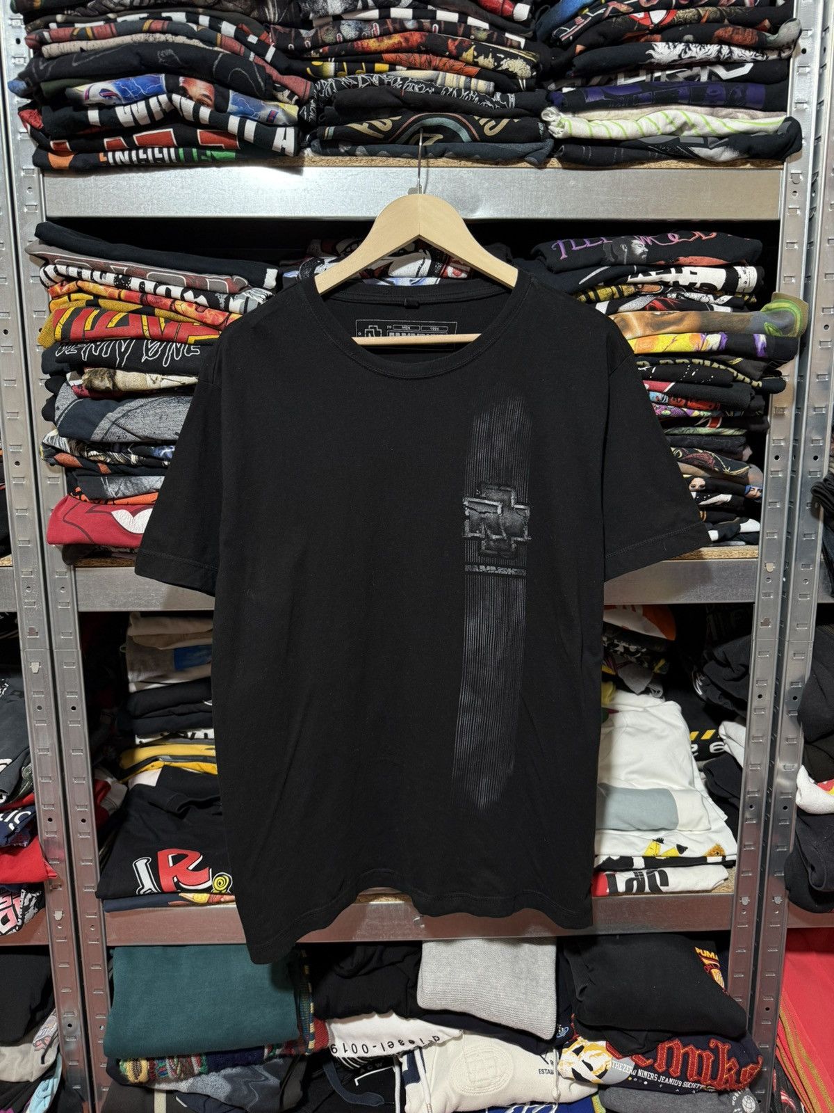 Band Tees Vintage 2000’s Rammstein Horror Logo Band Rock T-Shirt Y2K Size US XL / EU 56 / 4 - 1 Thumbnail