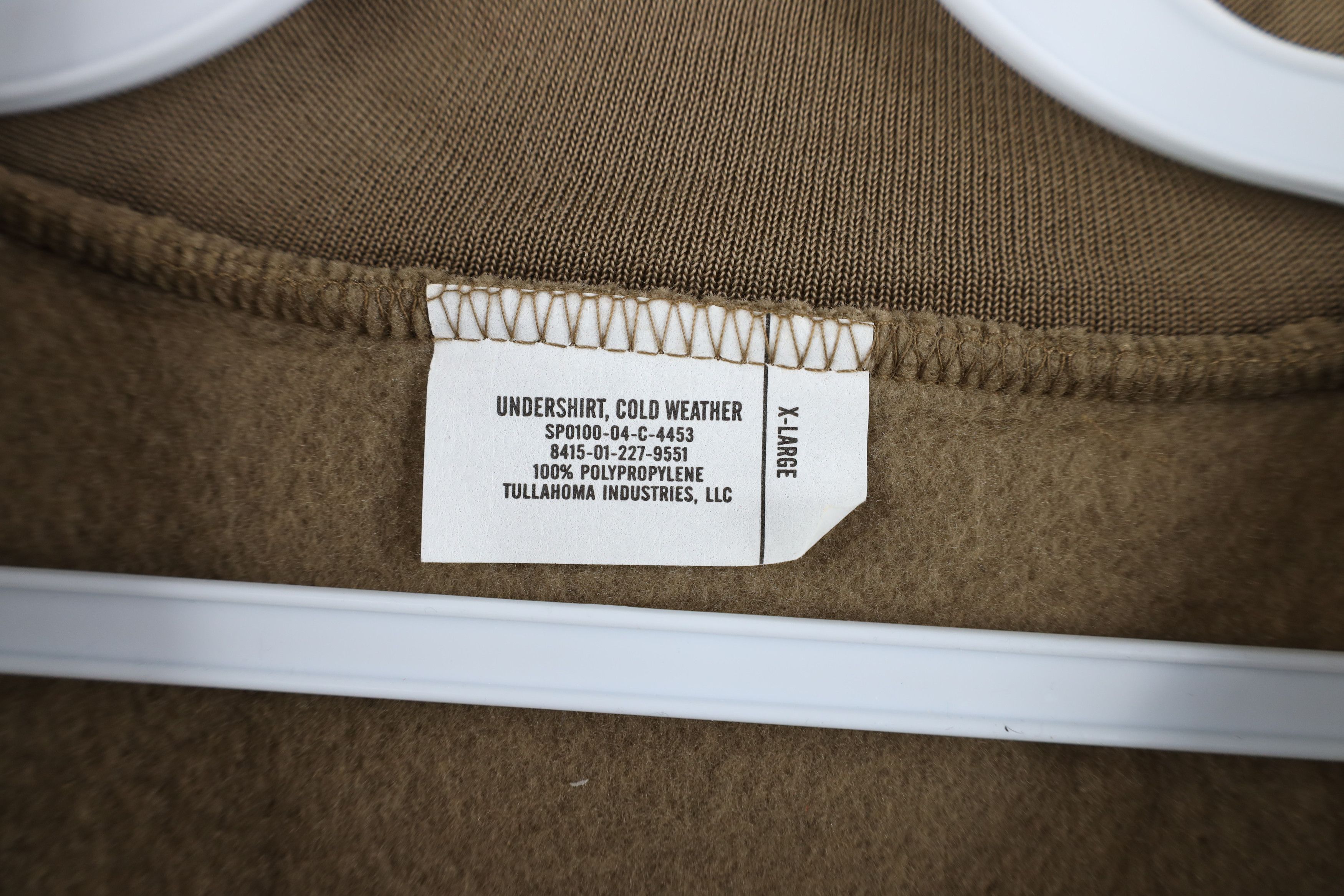 Vintage Vintage Y2K 2004 USGI Undershirt Sweatshirt Brown USA Size US XL / EU 56 / 4 - 4 Thumbnail