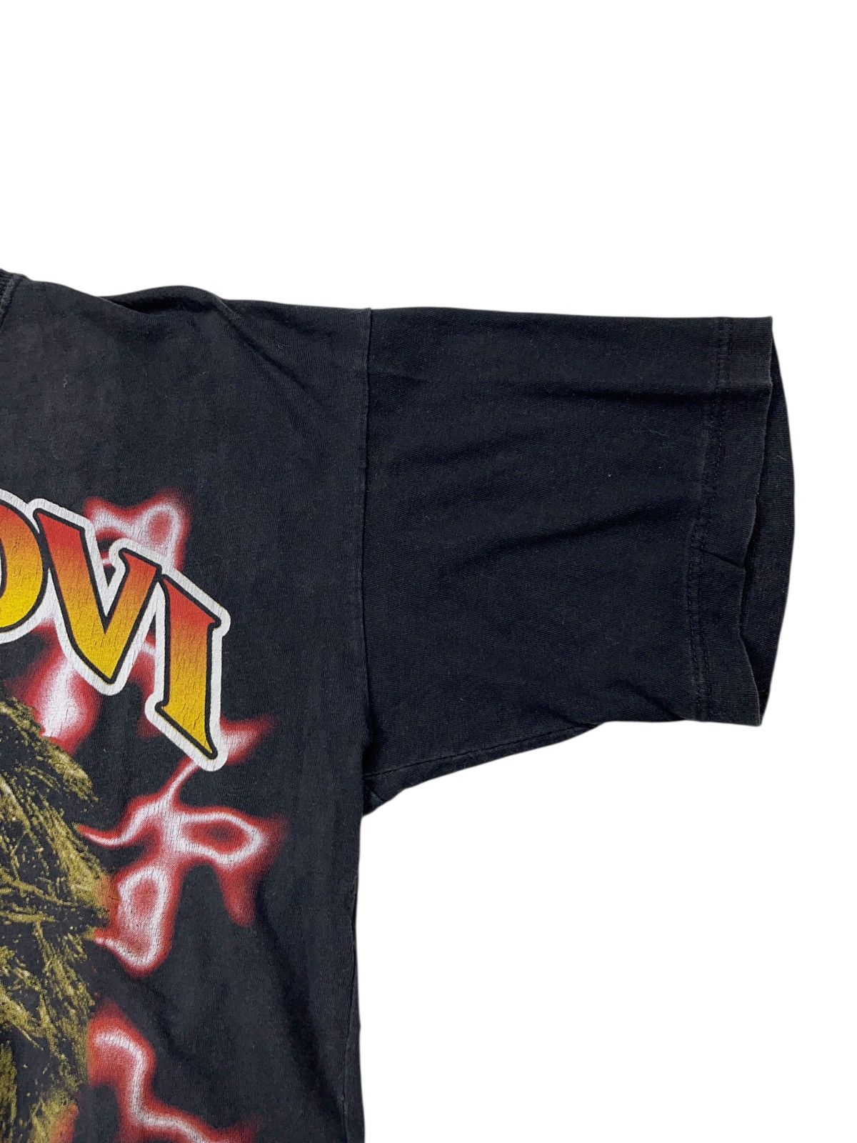 Bon Jovi Vintage 90s Bon Jovi All Over Print Rap Tee Style T-hirt Size US L / EU 52-54 / 3 - 5 Thumbnail