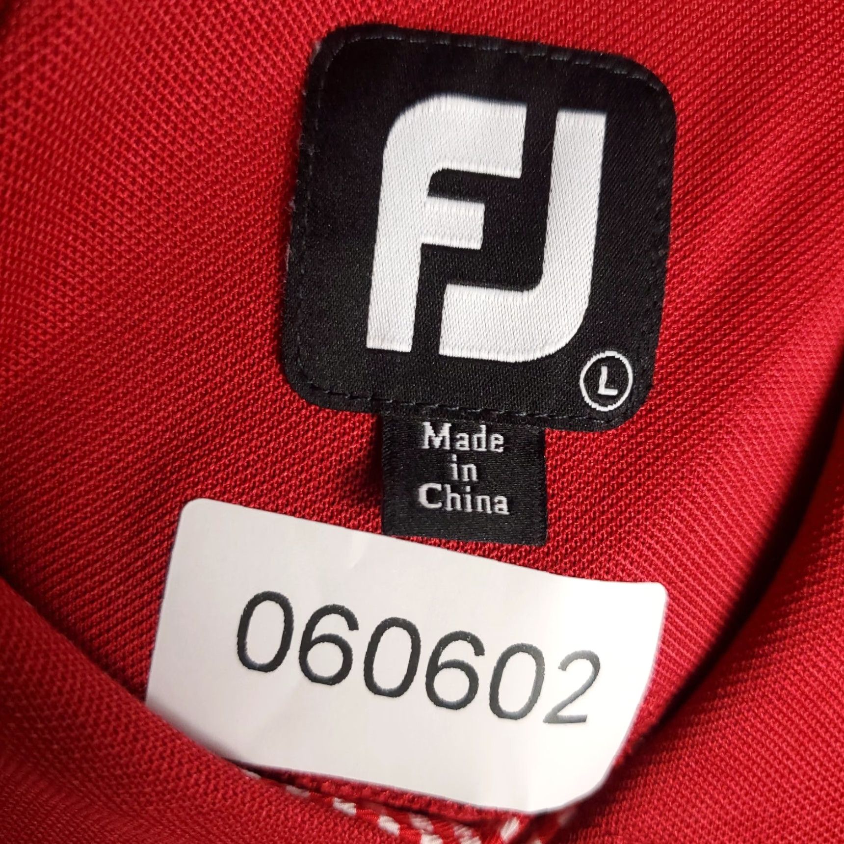 Footjoy FJ Polo Shirt Mens Size L Red Golf Casual Short Sleeve Shirt Mens Red FJ Polo Size US L / EU 52-54 / 3 - 8 Thumbnail