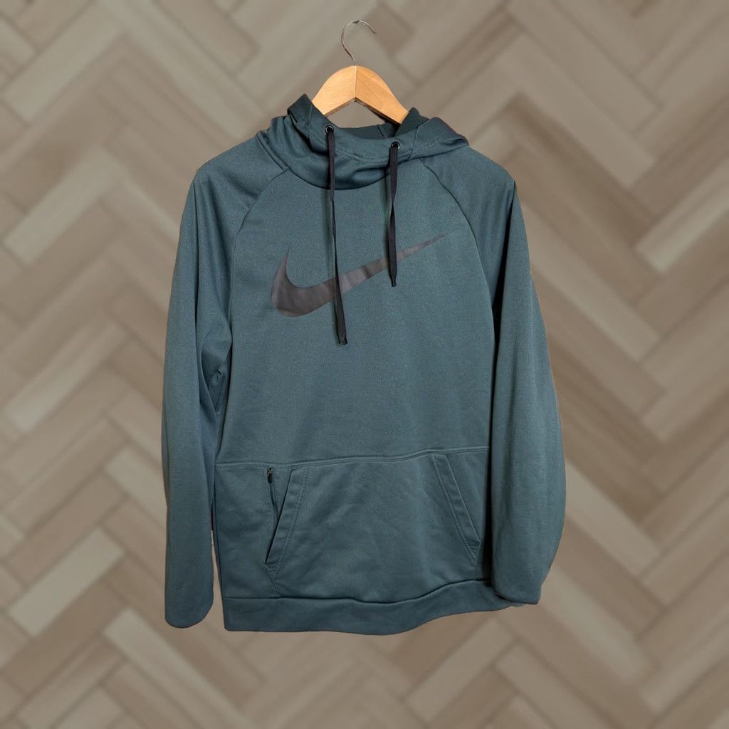 Nike Nike Hoodie Men’s M Swoosh Dri-fit Therma Green Fleece CU6238-355 Hoodie Mens M Green Nike Sportswear Size US M / EU 48-50 / 2 - 1 Thumbnail