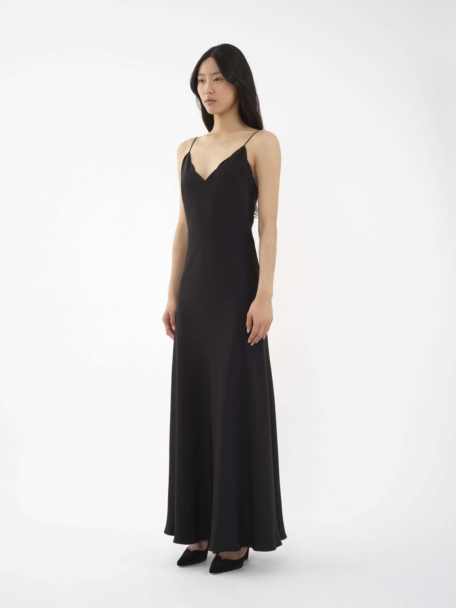Chloe o1loc1c0325 CHC24 Dress in Black Size XL / US 12-14 / IT 48-50 - 3 Thumbnail