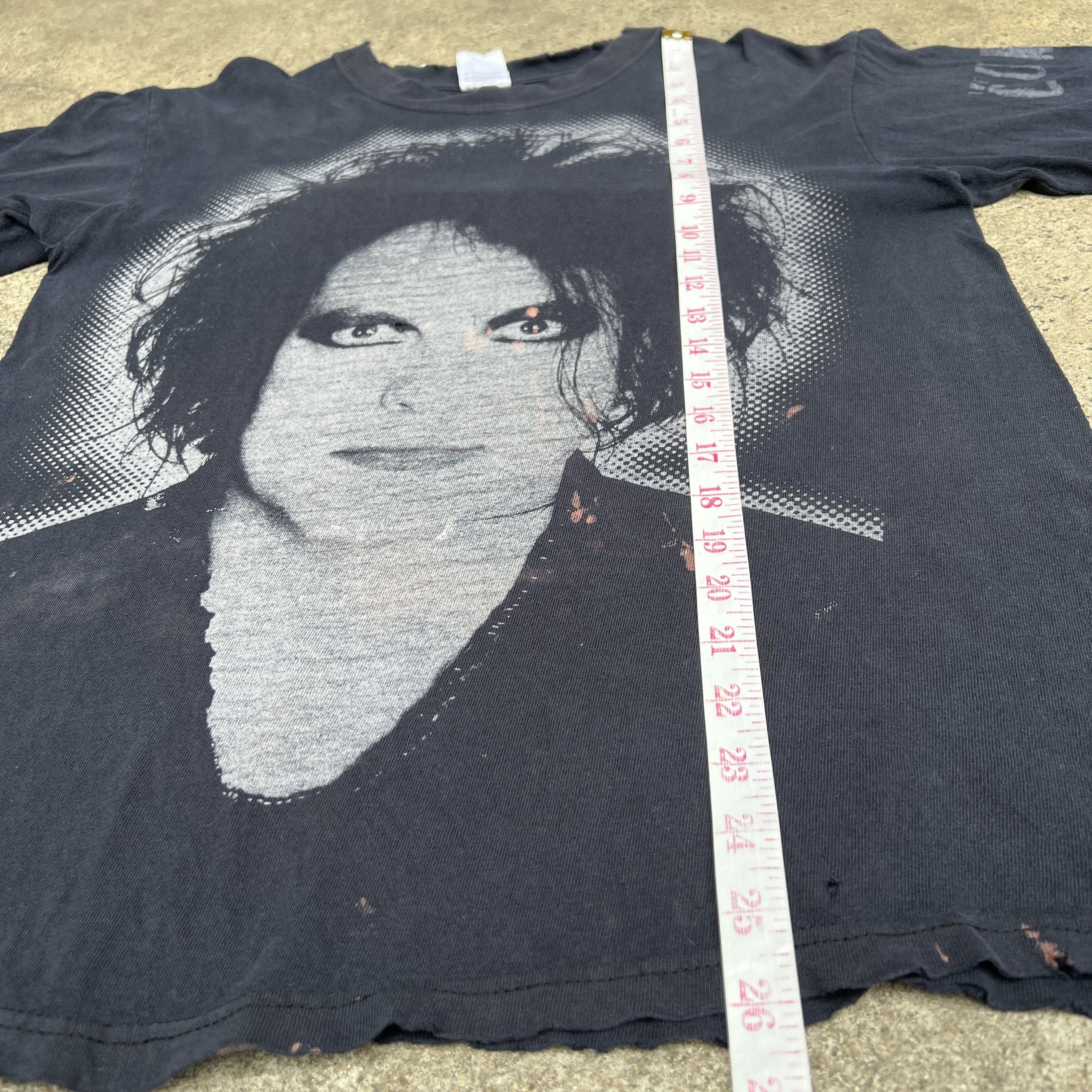 Band Tees Vintage Y2K The Cure Promo Tee Robert Smith faded Distressed Size US M / EU 48-50 / 2 - 17 Thumbnail