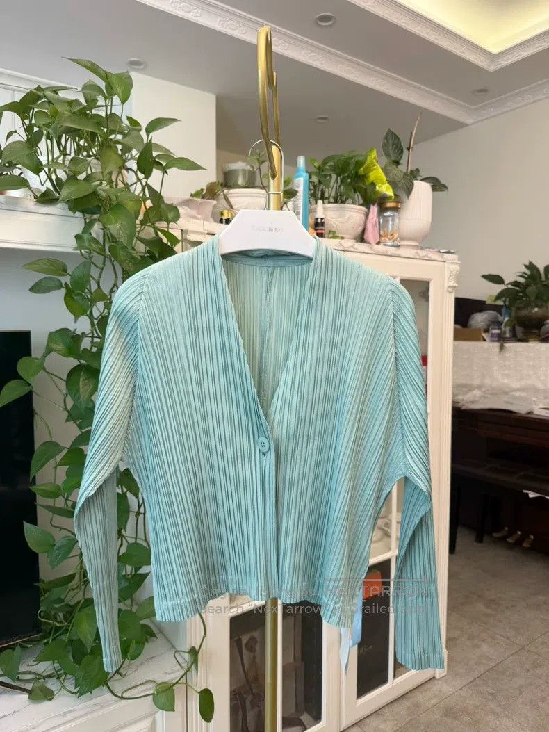Issey Miyake Issey Miyake Rose Pink Cardigan Size L / US 10 / IT 46 - 2 Thumbnail
