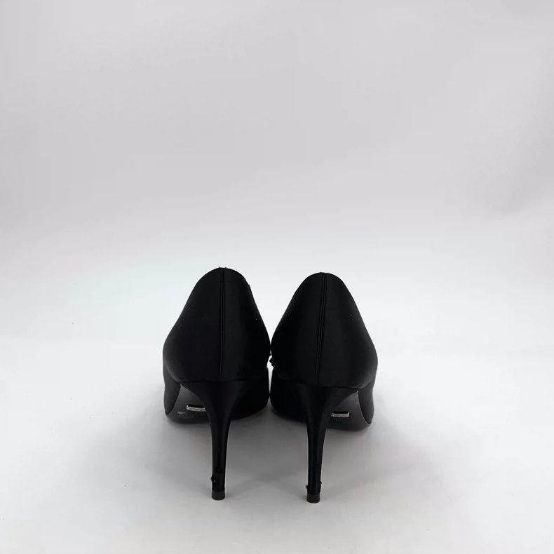 Gucci Gucci Black Bow Peep Toe High Heels-2506 Size US 5 / IT 35 - 4 Thumbnail