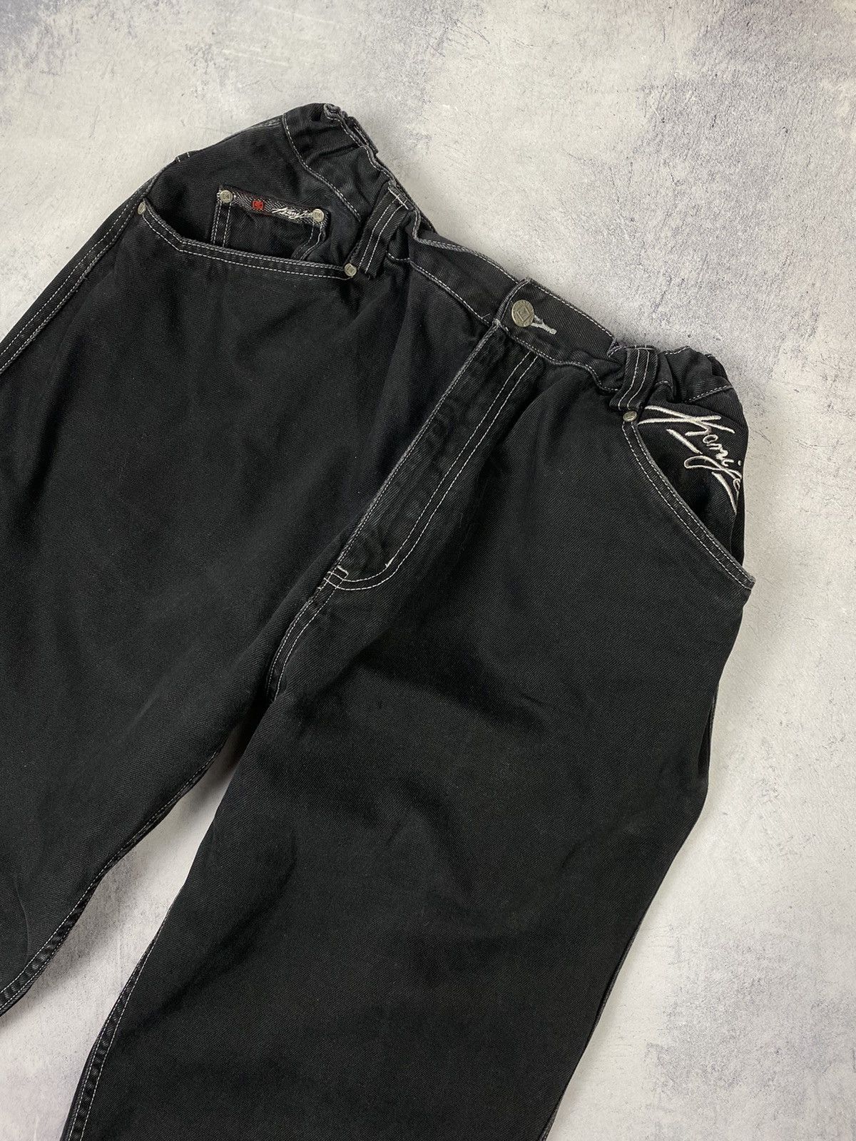 Karl Kani × Vintage Karl Kani Jeans Baggy Denim Vintage Y2K Style Hip Hop SK8 Size US 36 / EU 52 - 12 Thumbnail