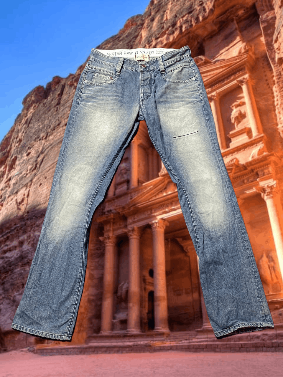 G-Star Vintage G-Star Raw jeans blue Y2K streetwear Size US 34 / EU 50 - 1 Thumbnail