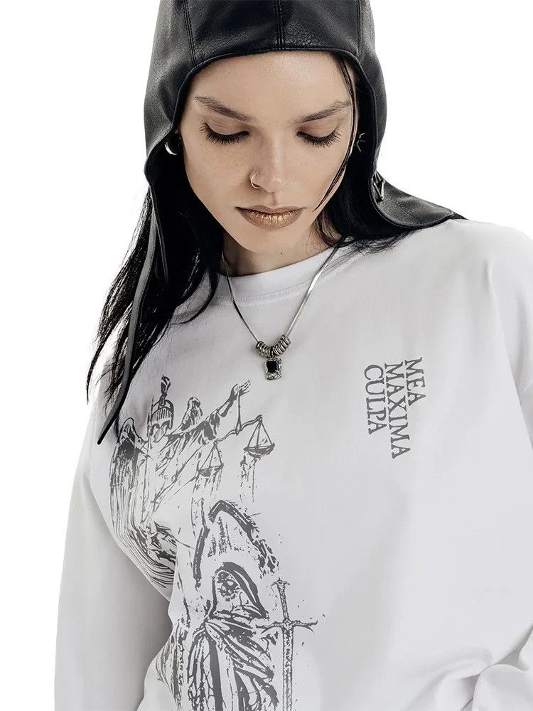 Other Vintage Y2K Graphic Long Sleeve Tee Size US XL / EU 56 / 4 - 5 Thumbnail