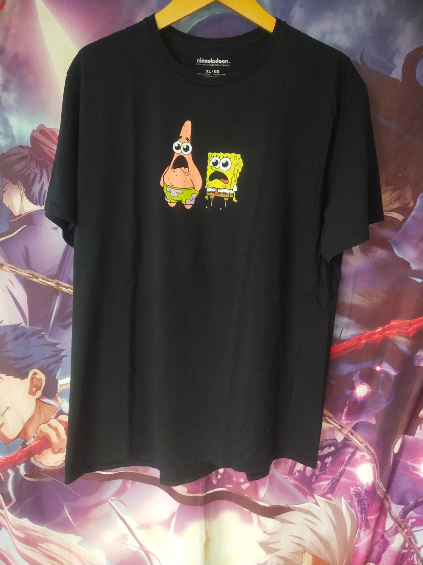 Nickelodeon SpongeBob SquarePants Moments Graphic Black Cartoon Tee Size US XL / EU 56 / 4 - 3 Thumbnail