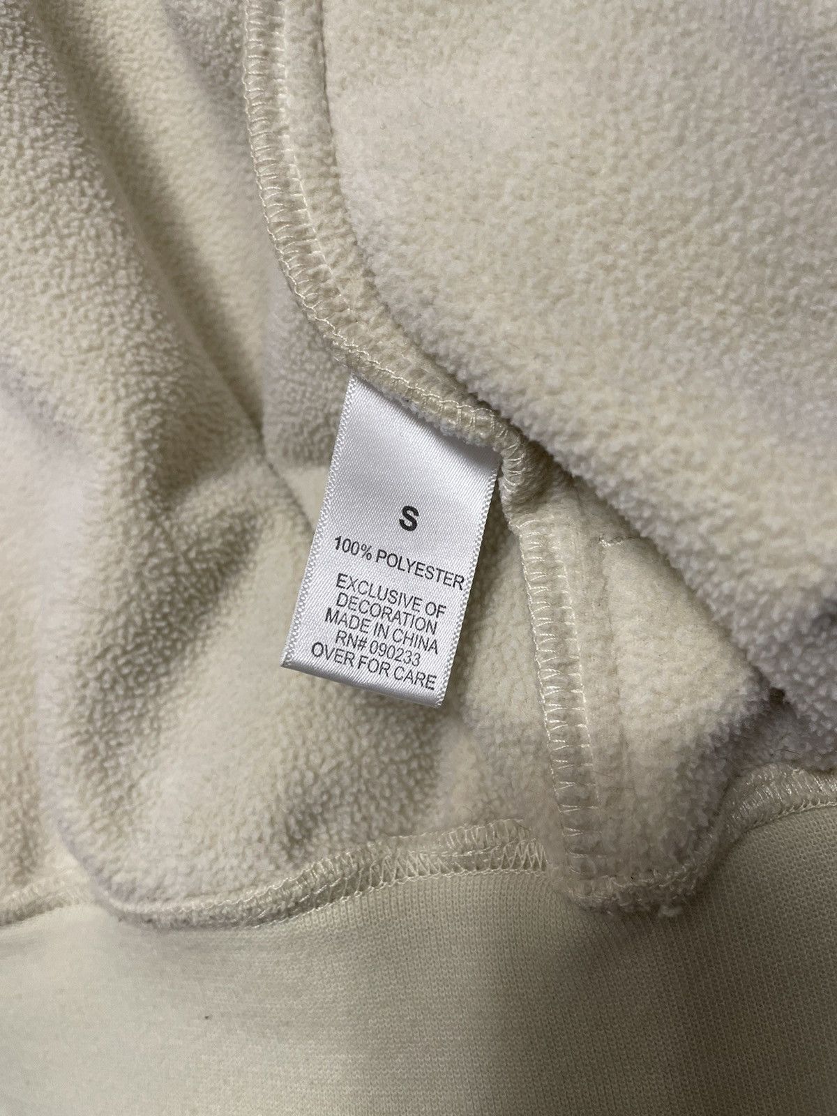 Fear of God Fear of God Essentials Polar Fleece Cream SZ Small 🔥 Size US S / EU 44-46 / 1 - 6 Thumbnail