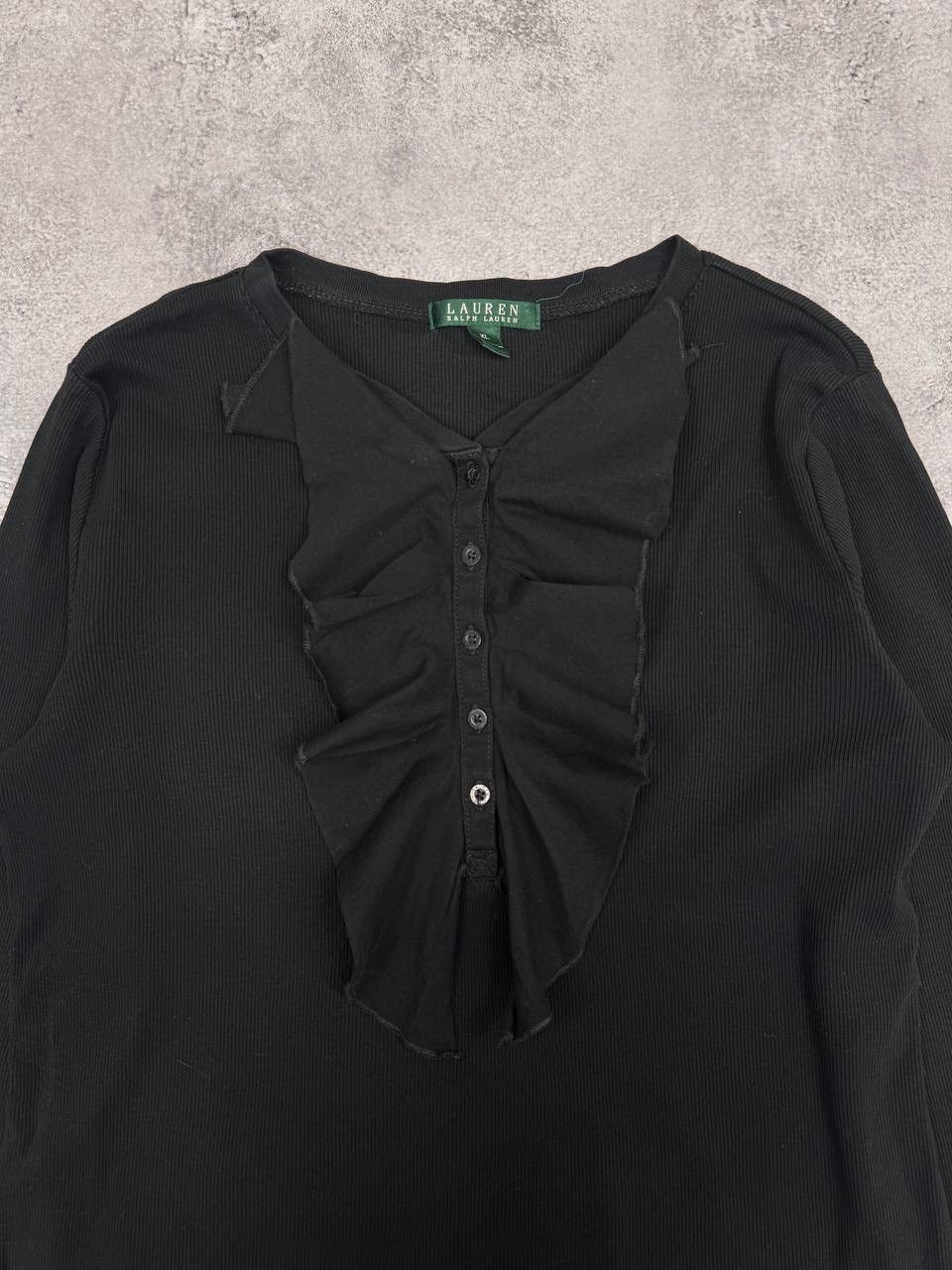 Ralph Lauren Lauren Ralph Lauren Women's Black Long Sleeve Top Size XL Size XL / US 12-14 / IT 48-50 - 2 Thumbnail
