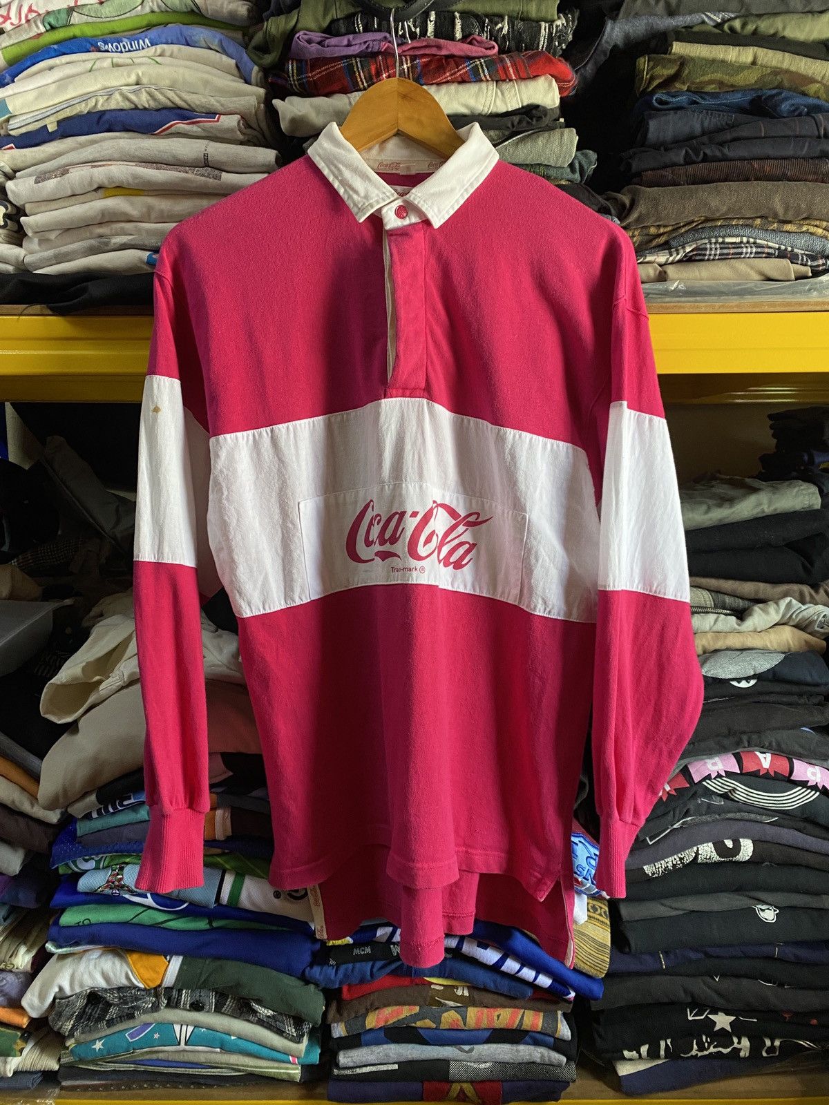 Coca Cola × Vintage Vintage 90s Coca Cola longsleeve Shirt Size US M / EU 48-50 / 2 - 1 Thumbnail