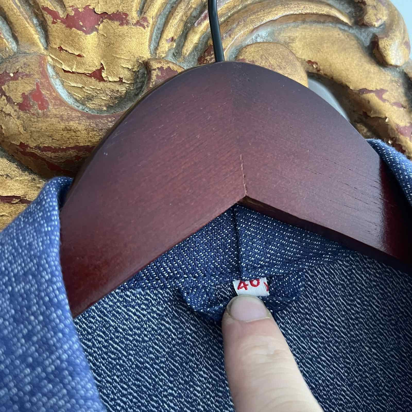 Le Laboureur Vintage Indigo French Workwear DEADSTOCK Jacket Size 48 90s Size US M / EU 48-50 / 2 - 5 Thumbnail