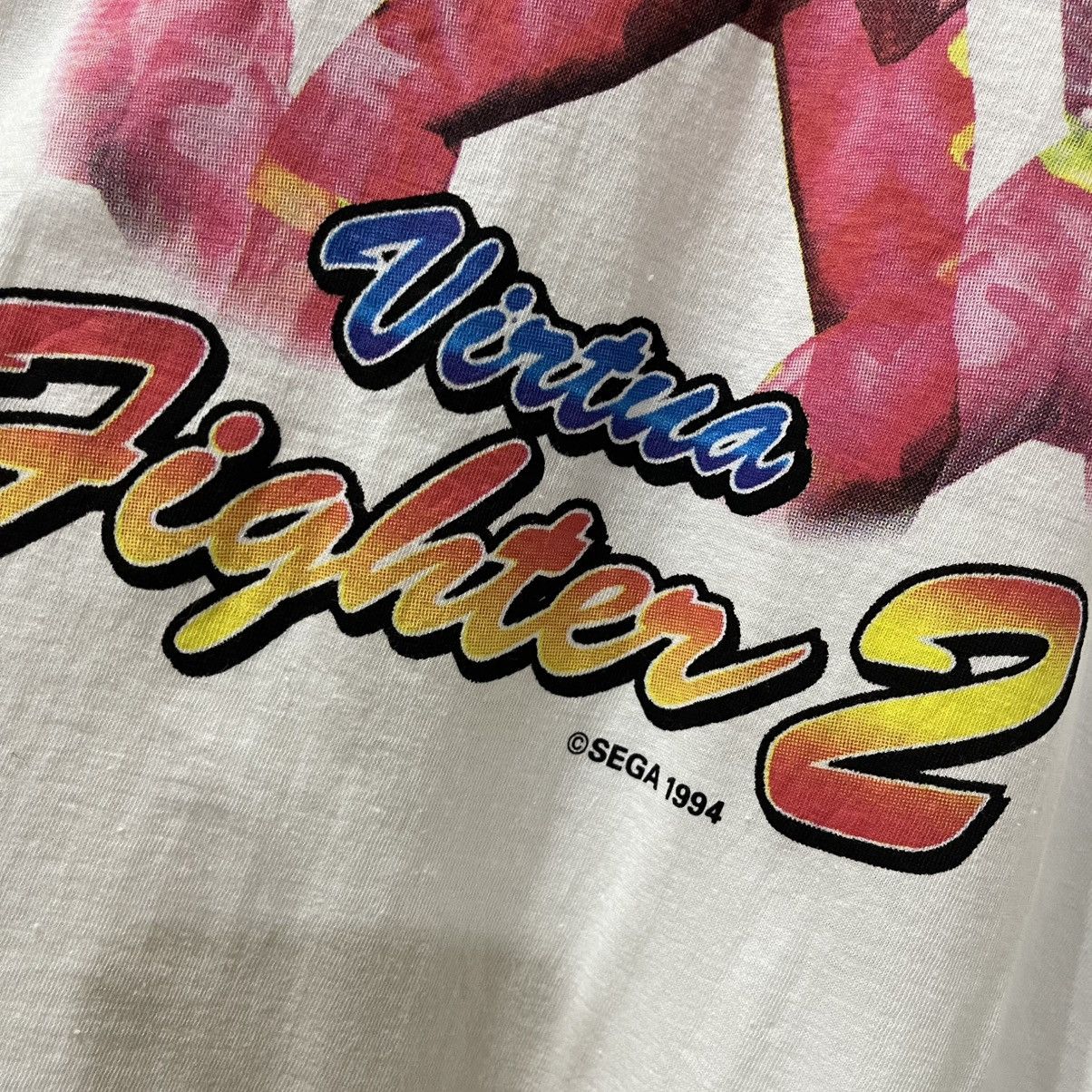 Anime Rare 1994 sega virtua fighter 2 promo game tee Size US L / EU 52-54 / 3 - 4 Thumbnail