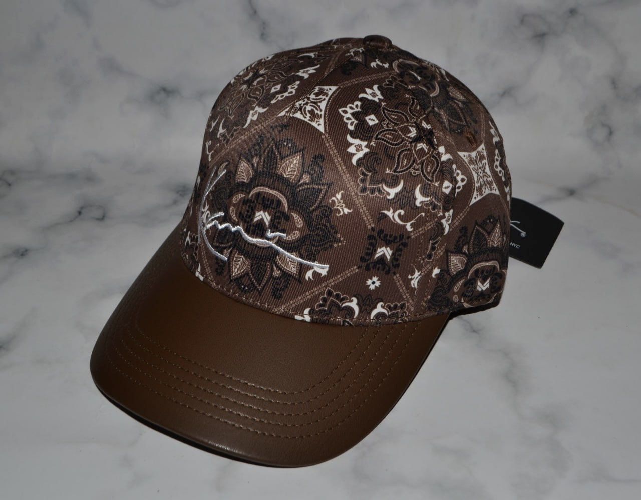 Karl Kani New Karl Kani Signature Paisley cap Brown One Size Size ONE SIZE - 1 Thumbnail