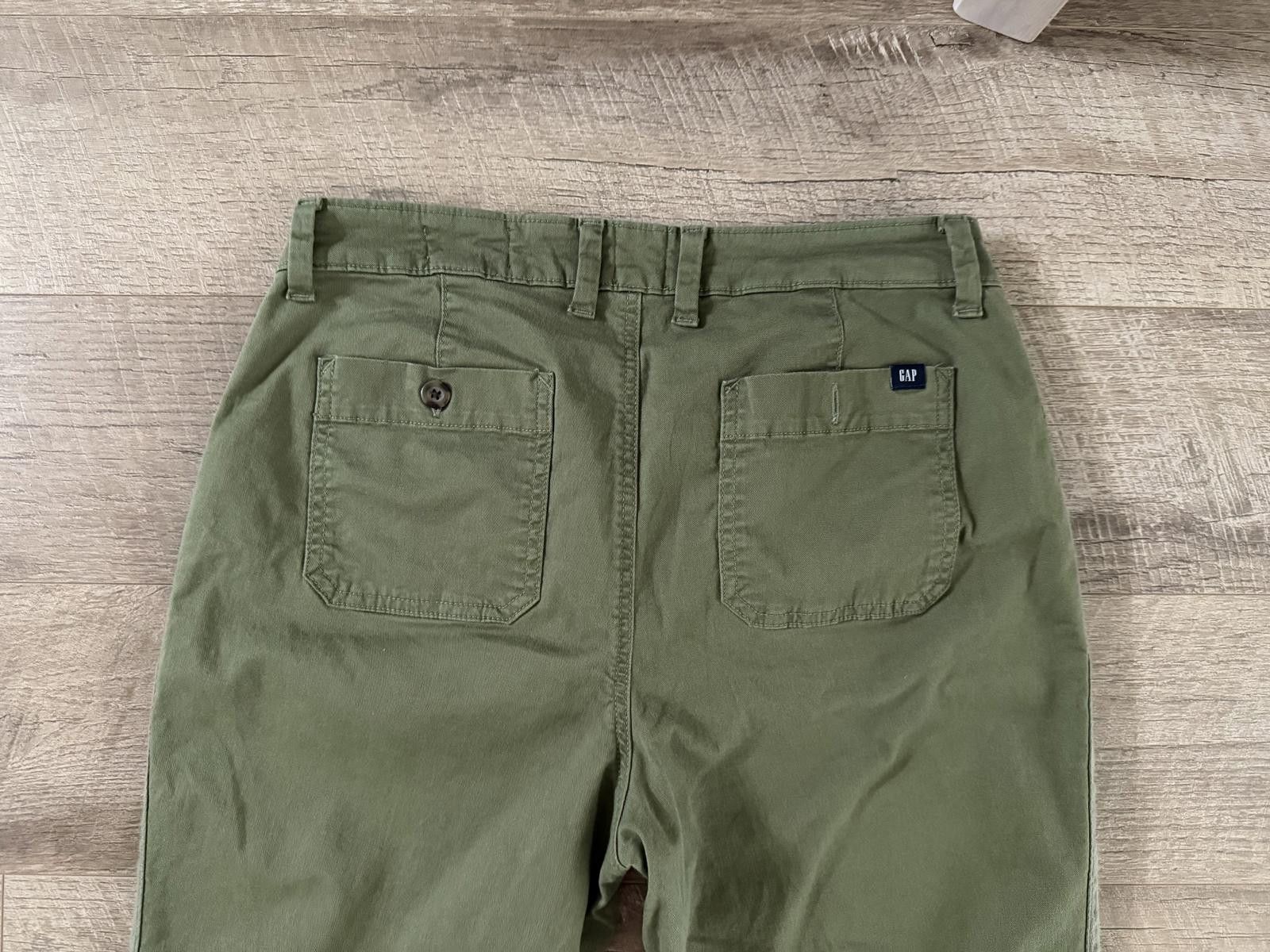 Gap GAP Olive Green Chino Pants Size 8 Size 30" / US 8 / IT 44 - 6 Thumbnail