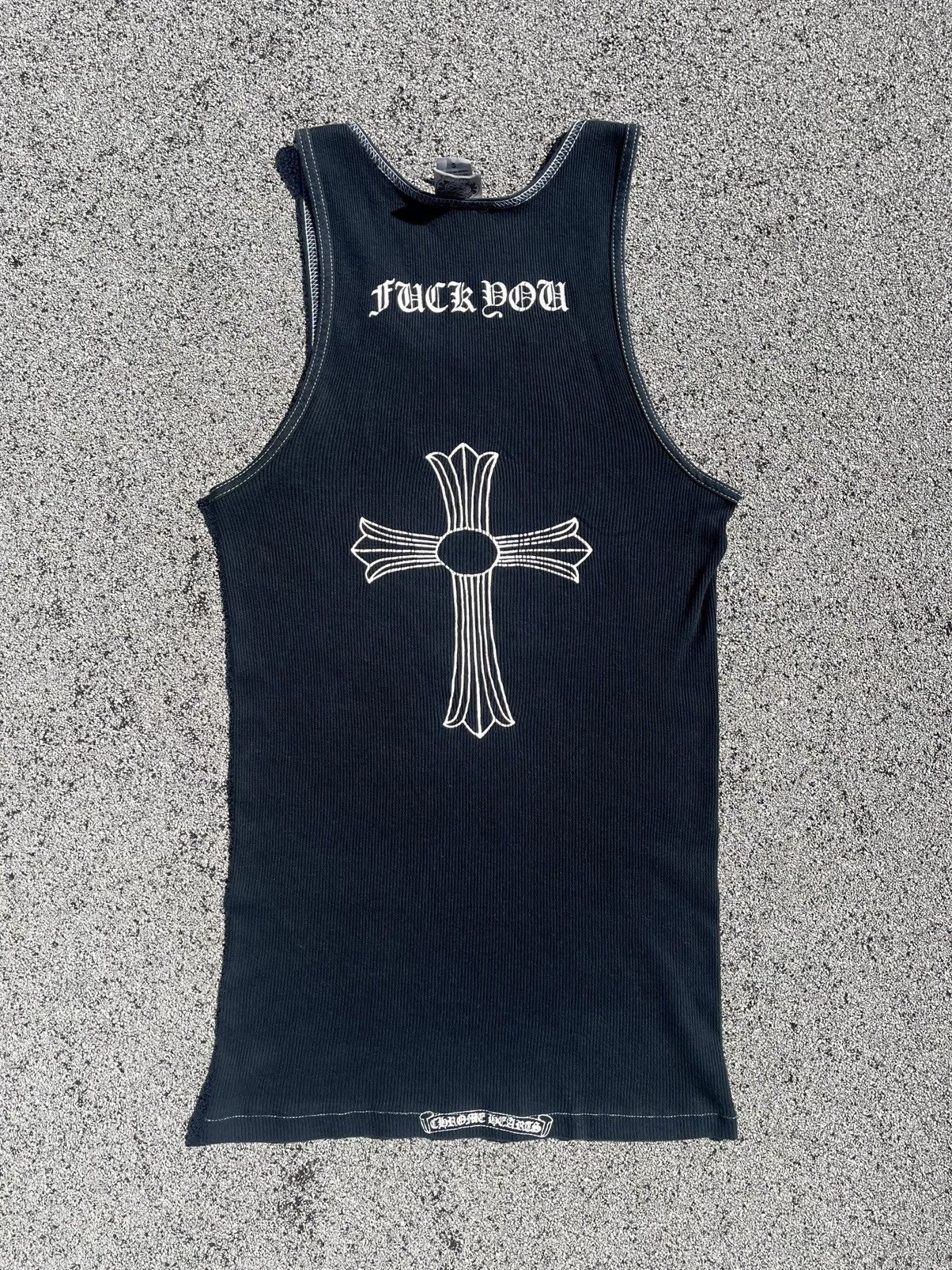 Chrome Hearts × Vintage Chrome Hearts NYC Horseshoe Red Cross Fuck