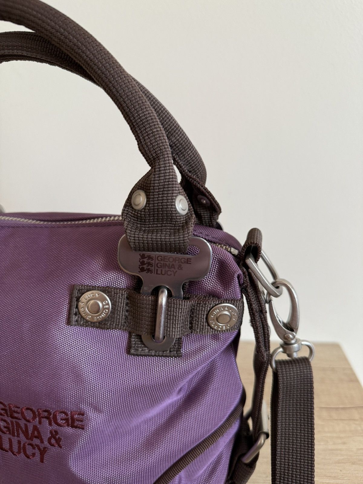 George Gina & Lucy George Gina & Lucy Purple Y2K Gorpcore Mini Bag Size ONE SIZE - 7 Thumbnail