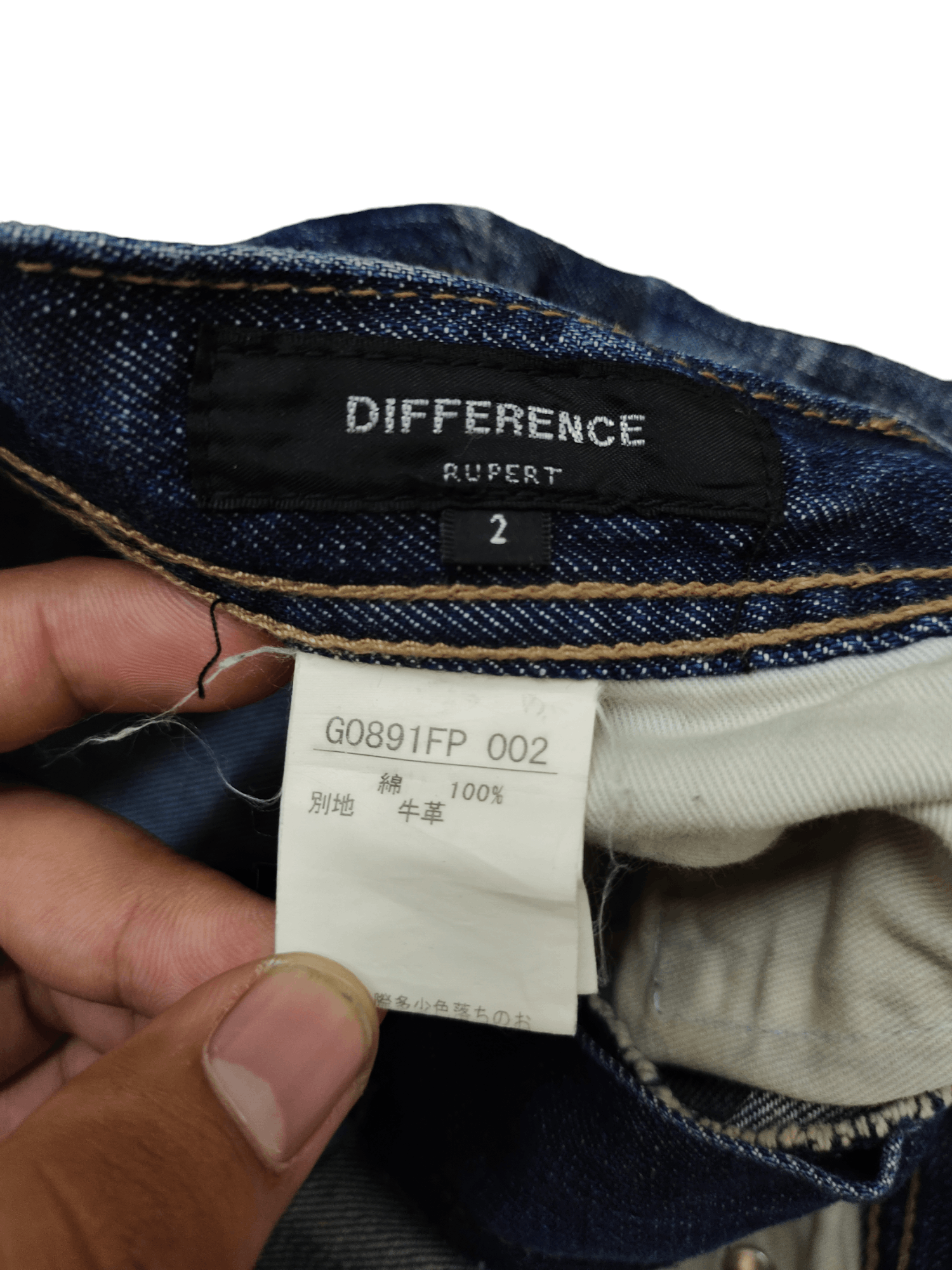 If Six Was Nine Flare Jean Different Rupert Leather Patchwork Pocket Bootcut Size US 30 / EU 46 - 21 Thumbnail
