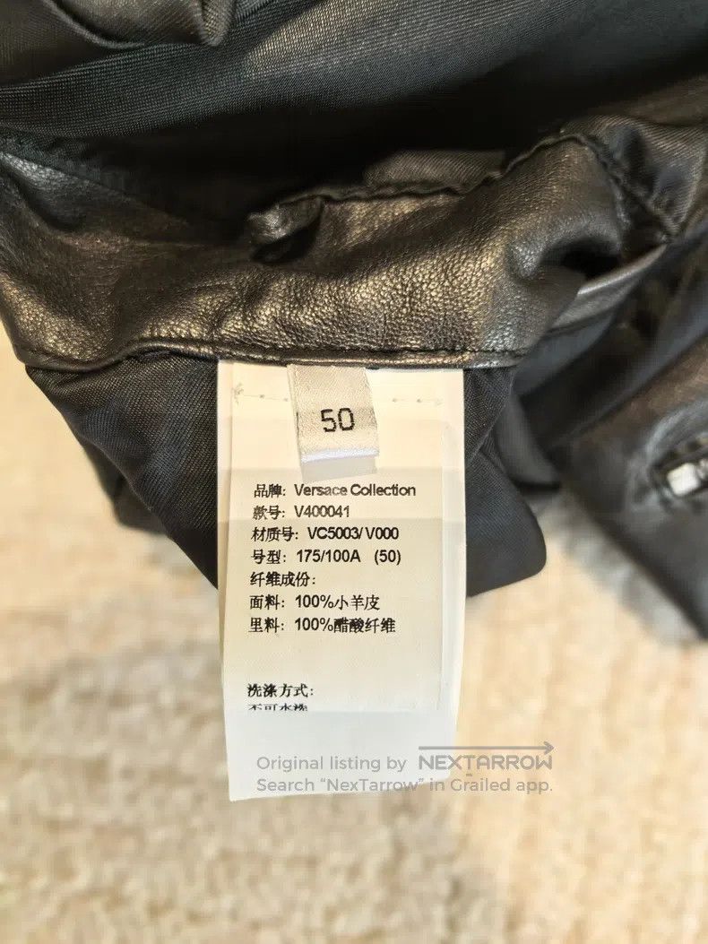 Versace Versace Lambskin leather jacket Size US L / EU 52-54 / 3 - 5 Thumbnail