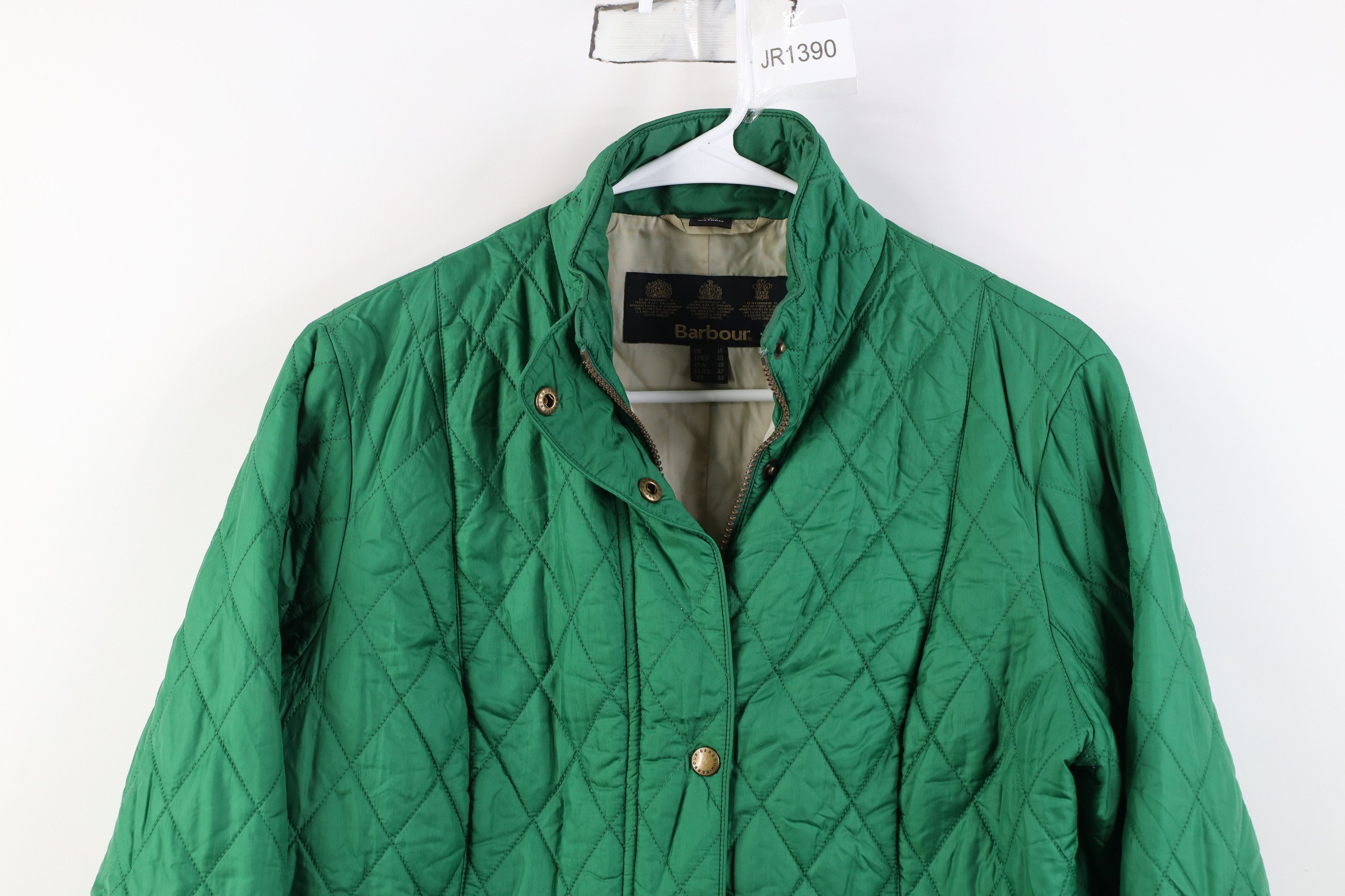 Barbour Barbour Cavalry Quilted Full Zip Jacket Kelly Green Size L / US 10 / IT 46 - 2 Thumbnail