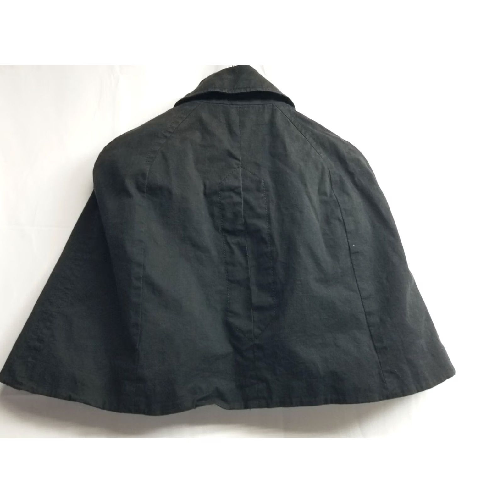 Karen Millen Karen Millen Black Canvas Jacket size 8 Women's Cape Style Size M / US 6-8 / IT 42-44 - 2 Thumbnail