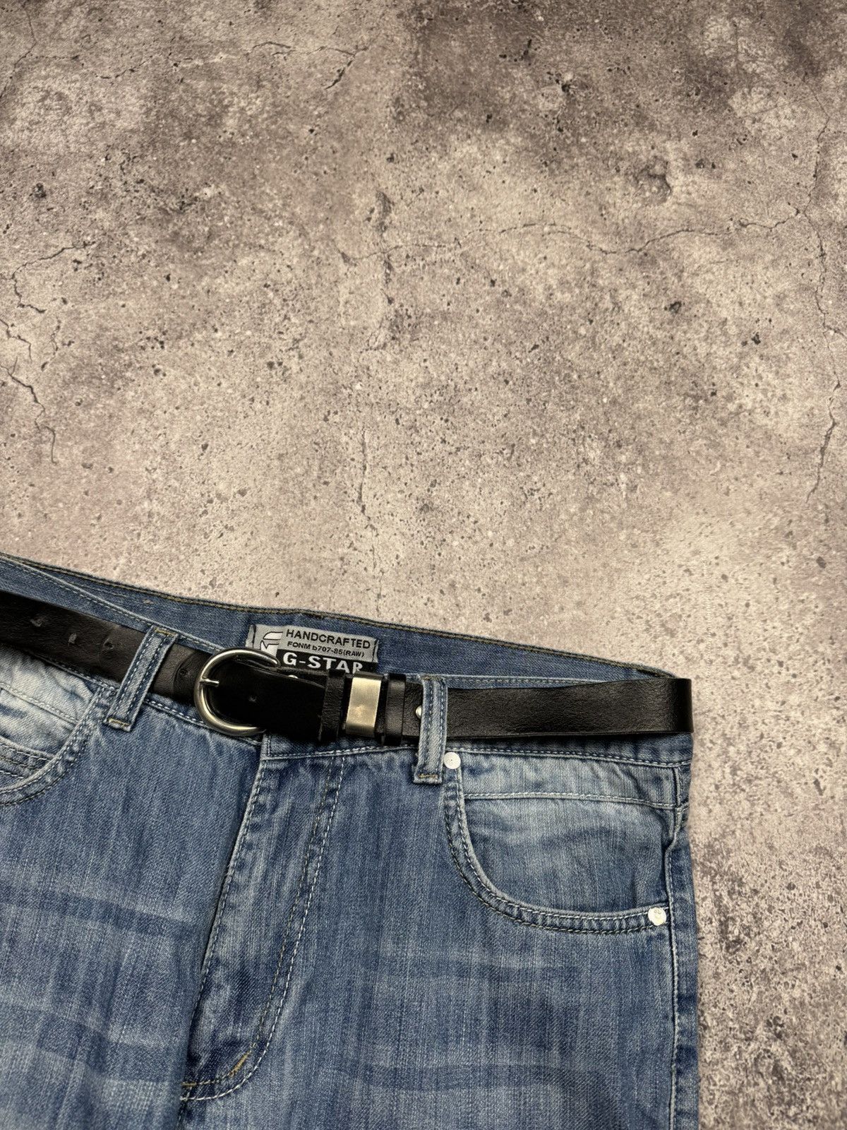 Japanese Brand 00’s NUMBER NINE STYLE JAPAN LEATHER Y2K BELT VINTAGE Size ONE SIZE - 3 Thumbnail
