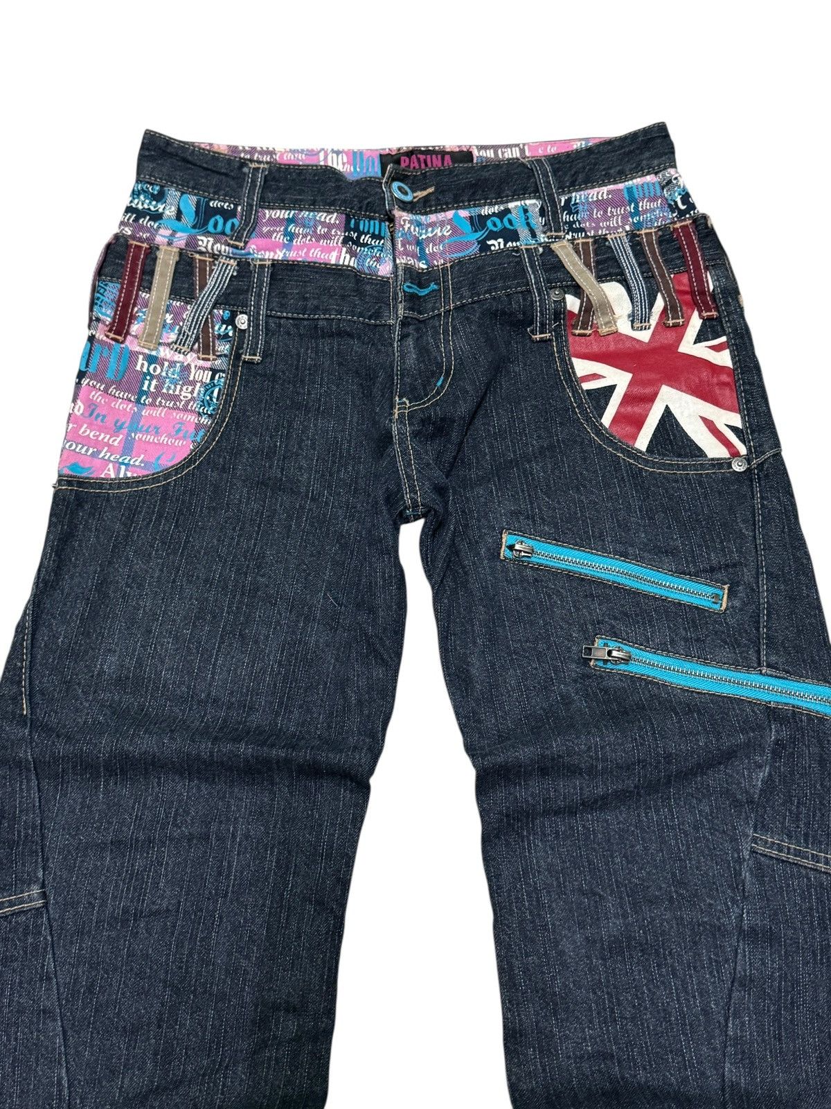 Japanese Brand Japan PATINA Double Waist Zipper Multipocket Denim Pants Size US 28 / EU 44 - 3 Thumbnail