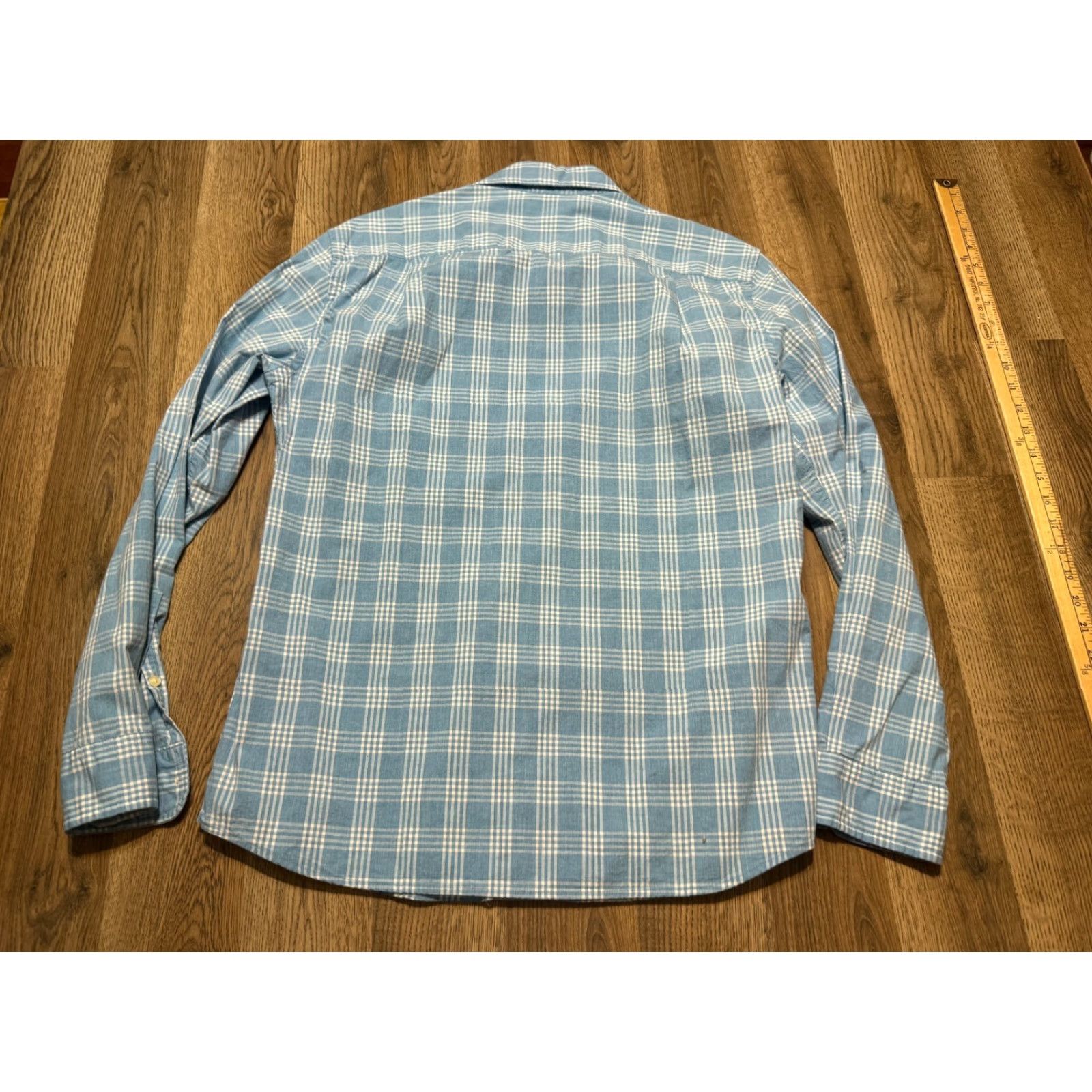 Vintage Sonoma Shirt Men’s Size M Blue White Plaid Long Sleeve Button-Up Shirt Size US M / EU 48-50 / 2 - 2 Thumbnail