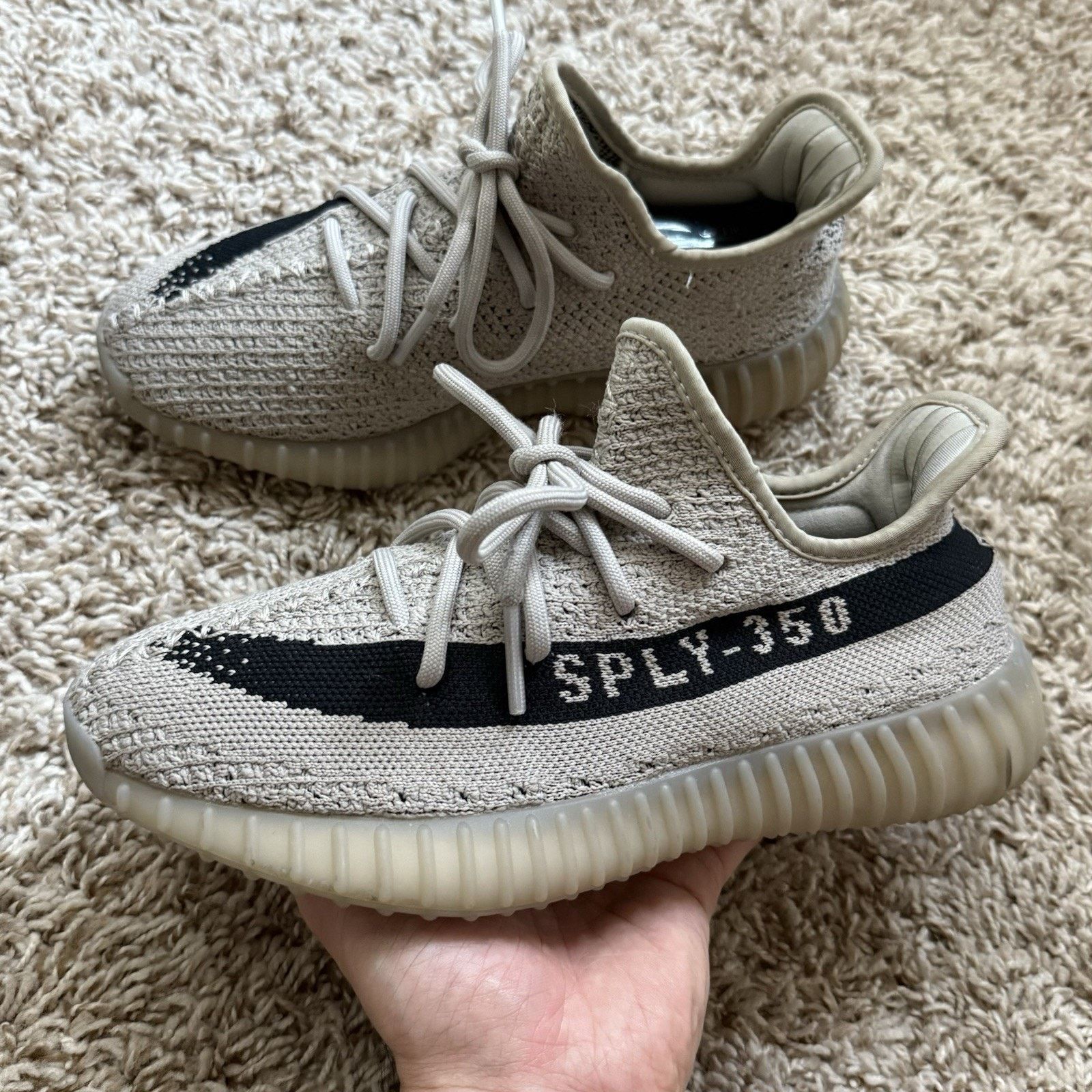 Adidas × Kanye West Adidas Yeezy Boost 350 V2 Shoes 'Slate' / HP7870 / Size 4.5 Size US 5 / EU 37 - 1 Thumbnail