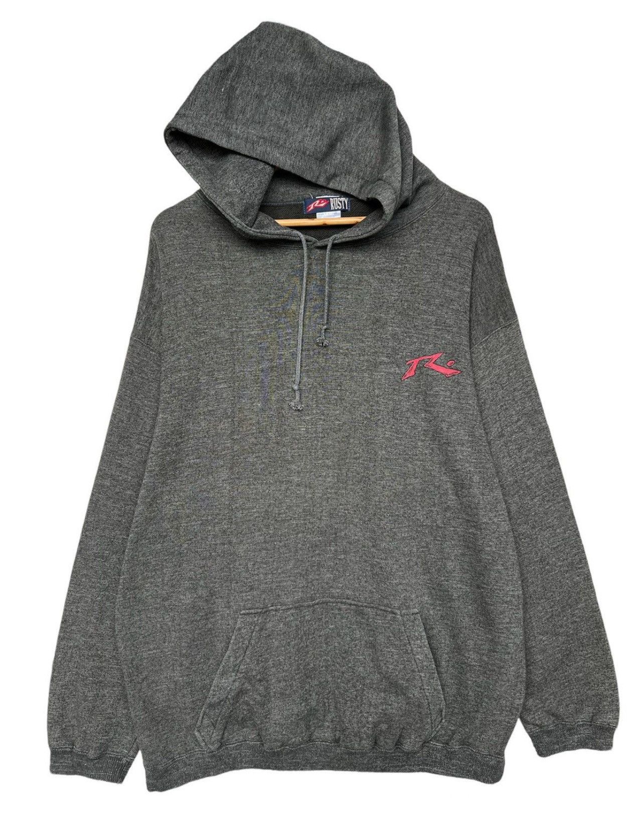 Vintage Vintage 90s Rusty Skull Bones Surf Baggy Hoodie Size US L / EU 52-54 / 3 - 7 Thumbnail