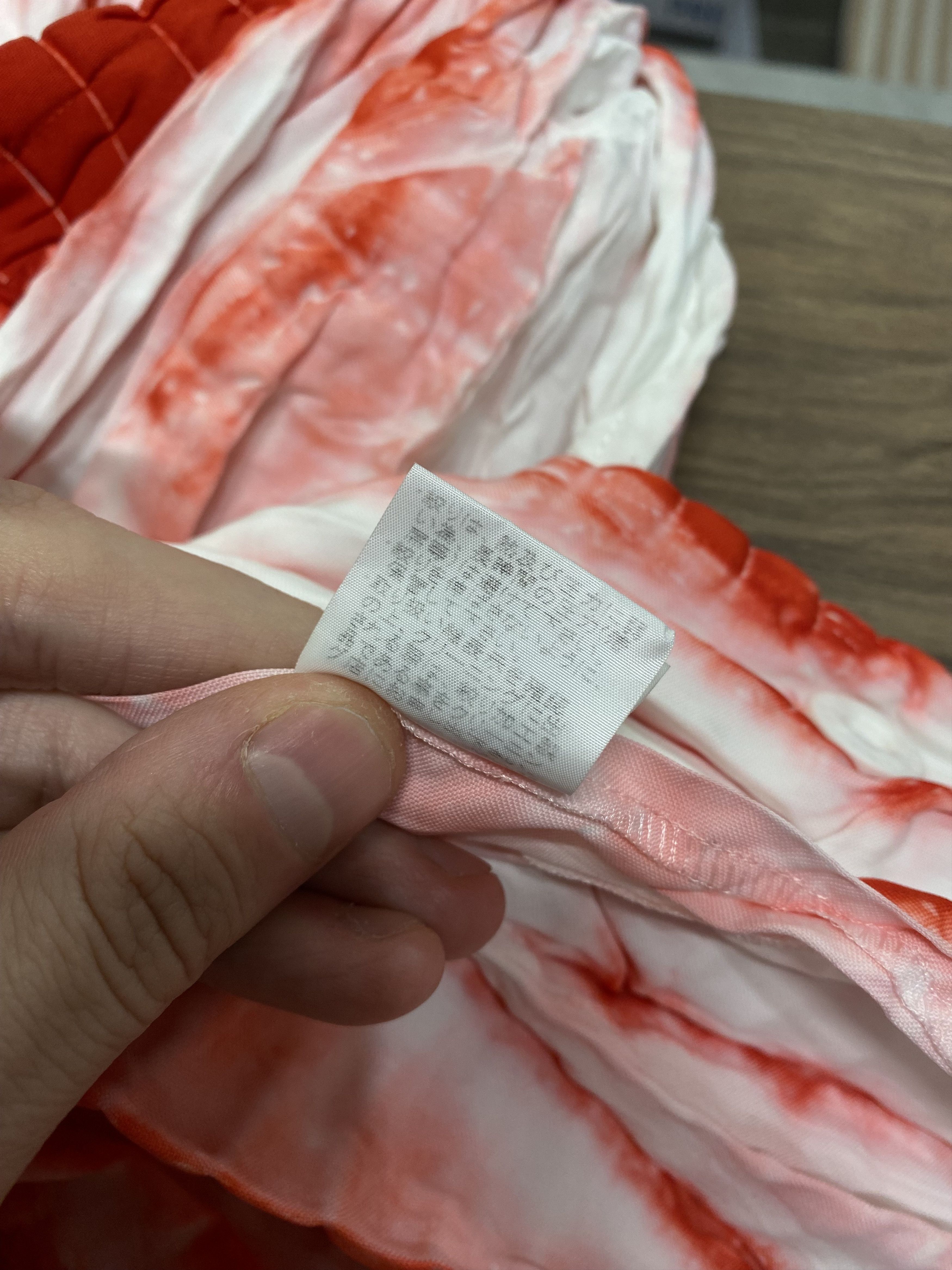 Issey Miyake ISSEY MIYAKE blood dyed tie band collar drawing vest shirt Size US M / EU 48-50 / 2 - 15 Thumbnail
