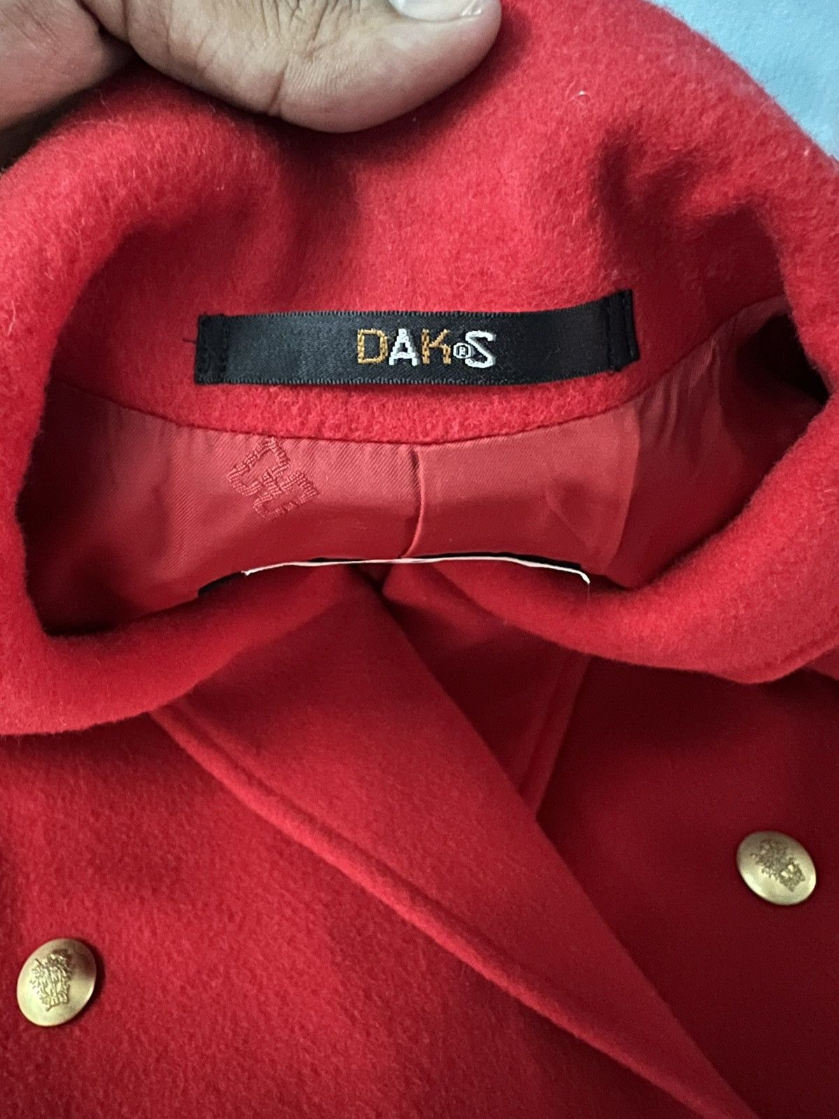 DAKS 🔥 Daks London Double Breasted in Red Size L / US 10 / IT 46 - 10 Thumbnail