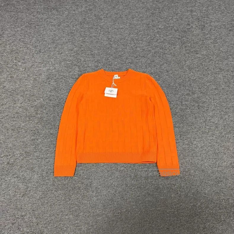 Hermes Hermes Orange Jacquard Knit Sweater Size XS / US 0-2 / IT 36-38 - 1 Thumbnail