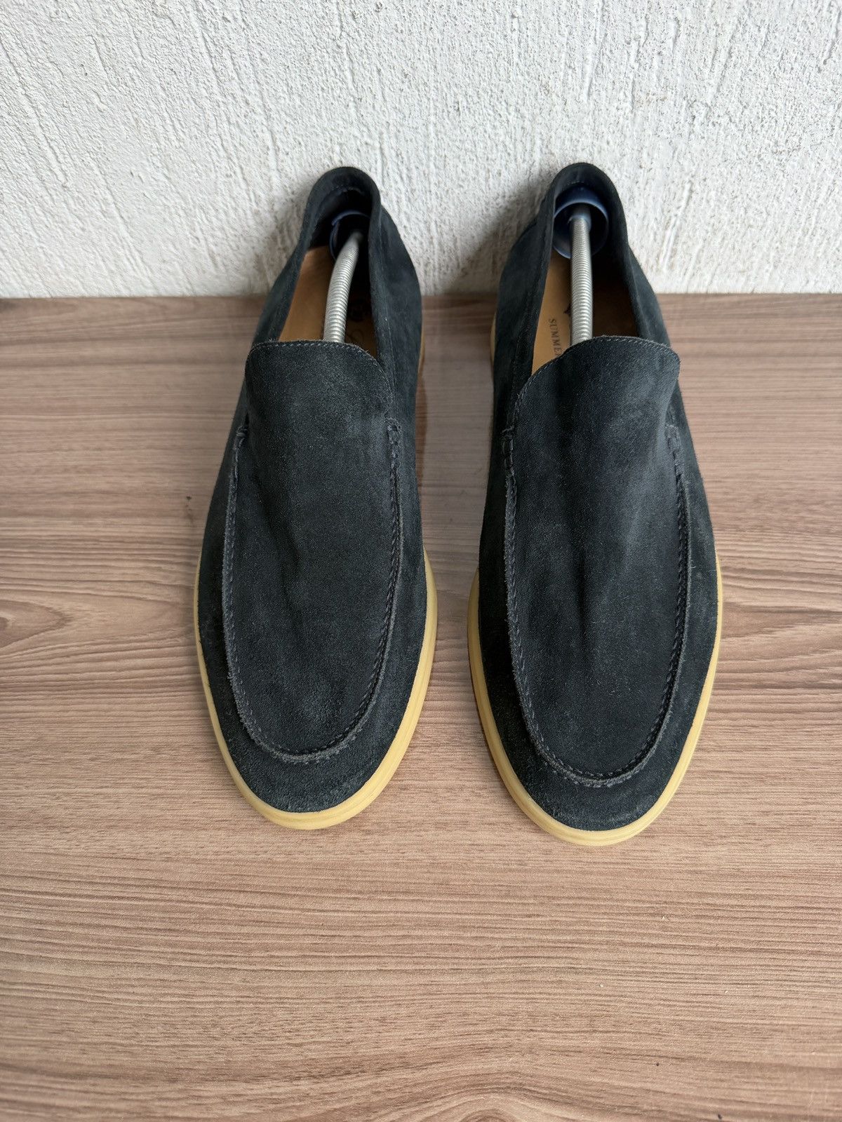 Loro Piana suede summer walk loafers Size US 11 / EU 44 - 6 Thumbnail