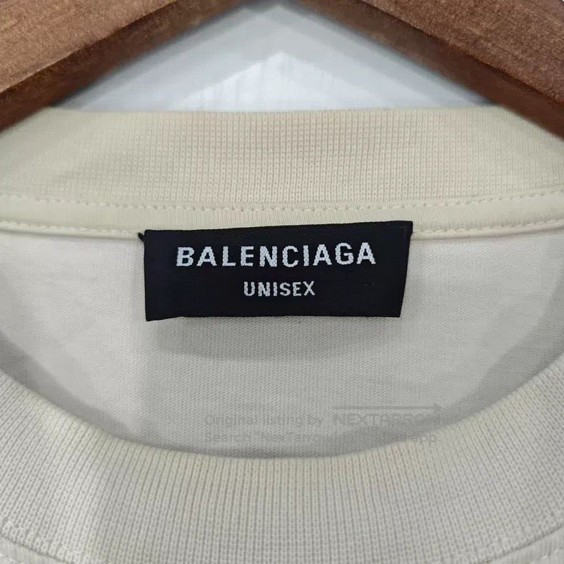 Balenciaga Balenciaga Round Ring Embroidered Short Sleeve Size US S / EU 44-46 / 1 - 6 Thumbnail
