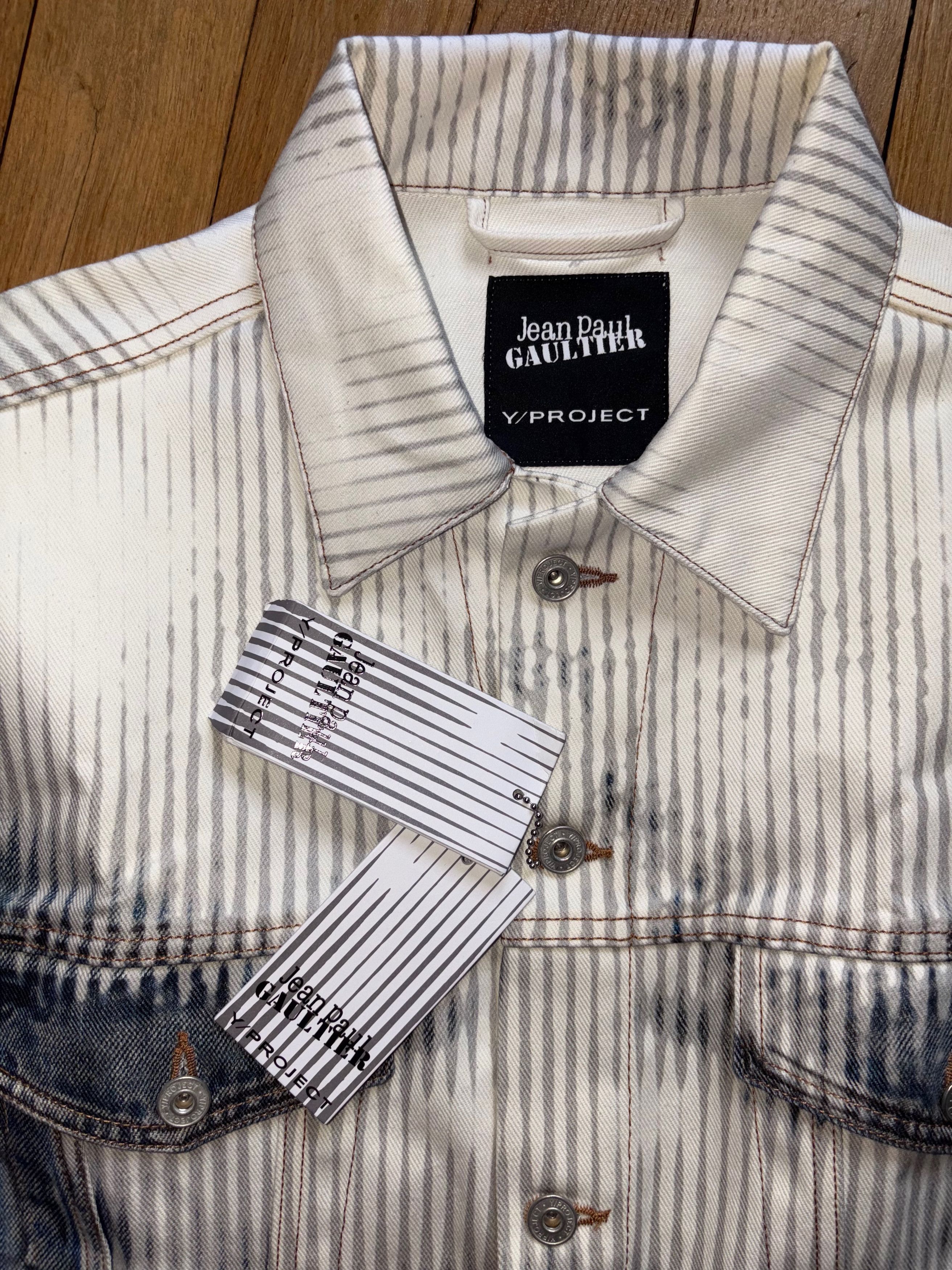 Jean Paul Gaultier × Y/Project Body morph trompe l'oeil denim jacket Size US S / EU 44-46 / 1 - 4 Thumbnail