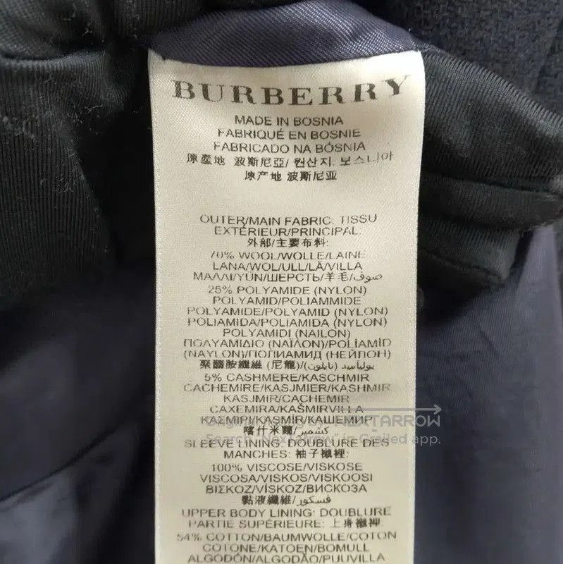 Burberry Burberry Women's Black Wool Winter Jacket. Size L / US 10 / IT 46 - 5 Thumbnail