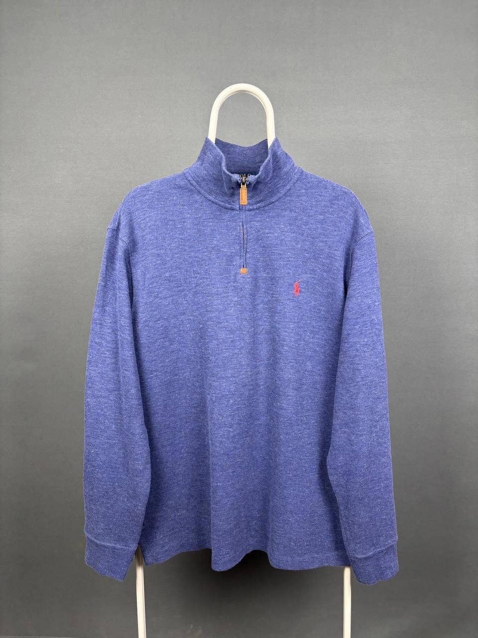 Designer Vintage 90’s Polo Ralph Lauren Quarter Zip Sweater.Size L Size ONE SIZE - 1 Thumbnail