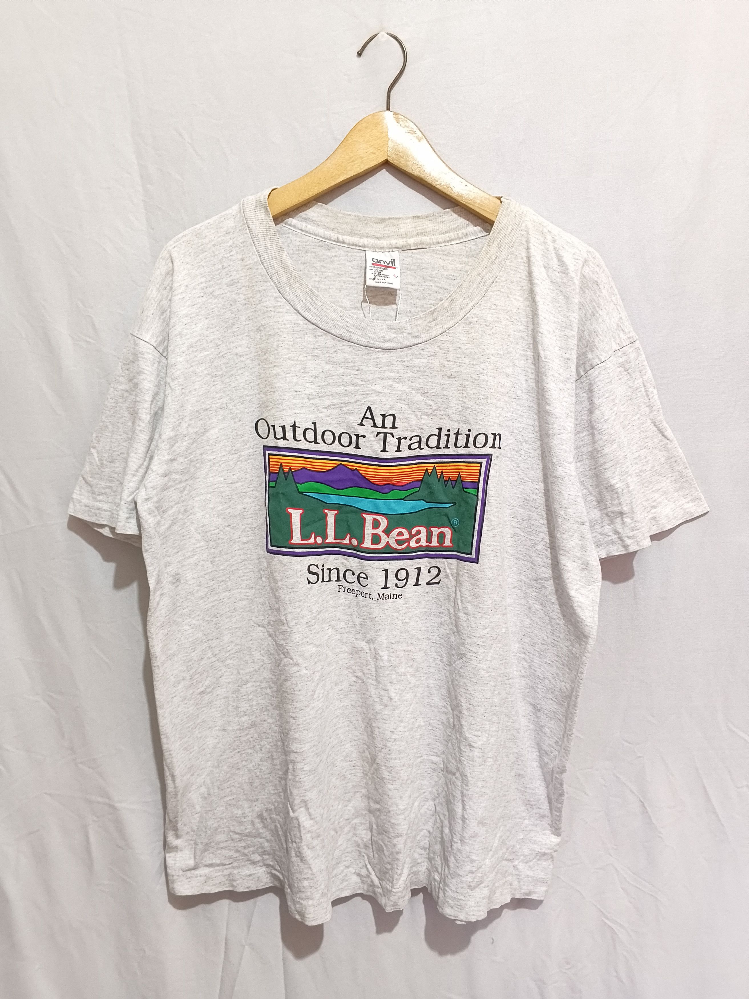 Anvil Vintage Anvil LL Bean Tshirt Size US L / EU 52-54 / 3 - 1 Thumbnail