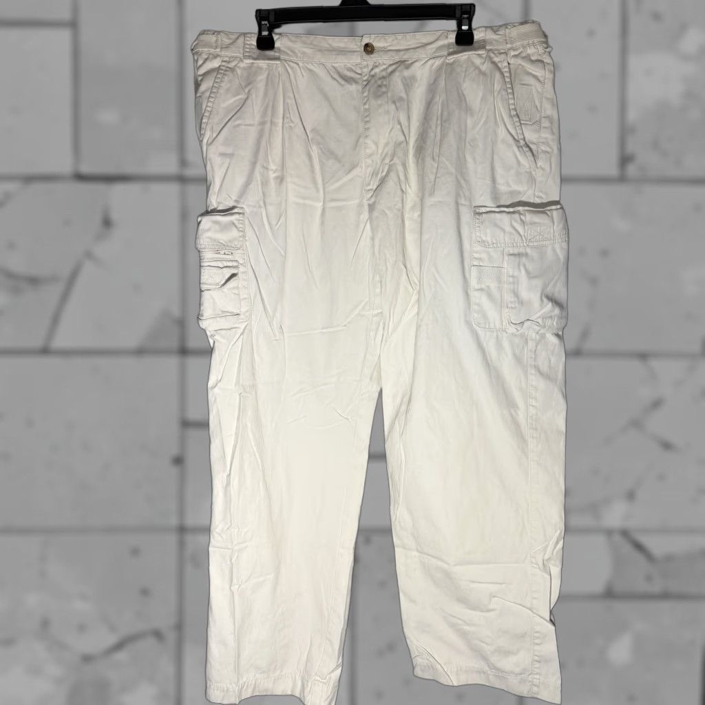 Orvis VINTAGE Orvis Cargo Pants Mens Size 38x29 Beige 100% Cotton Regular Fit Size US 38 / EU 54 - 1 Thumbnail