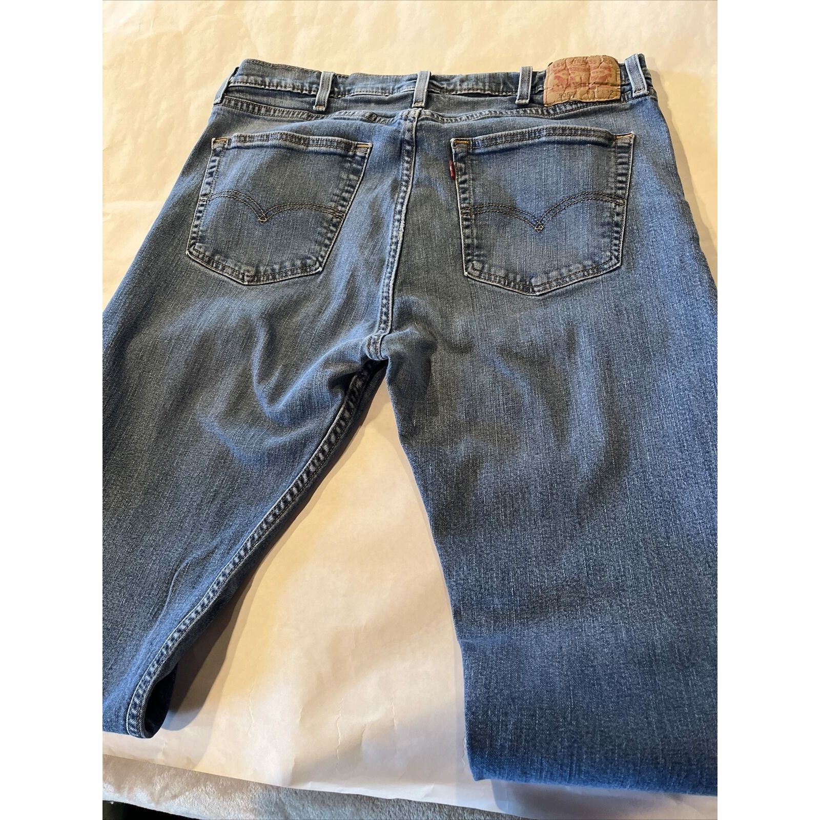 Levi's VTG Levis 505 Jeans Mens 38x32 Made In USA Straight Leg EUC Size US 38 / EU 54 - 9 Thumbnail