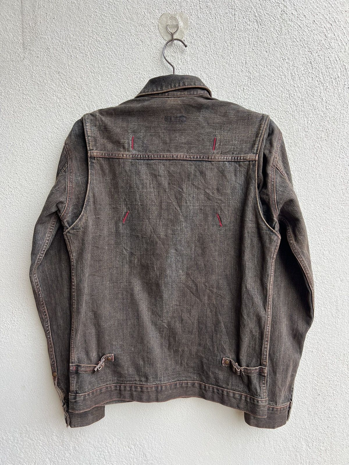 Johnbull Vintage 90s John Bull Japan Waxed Denim Jacket Size US M / EU 48-50 / 2 - 21 Thumbnail