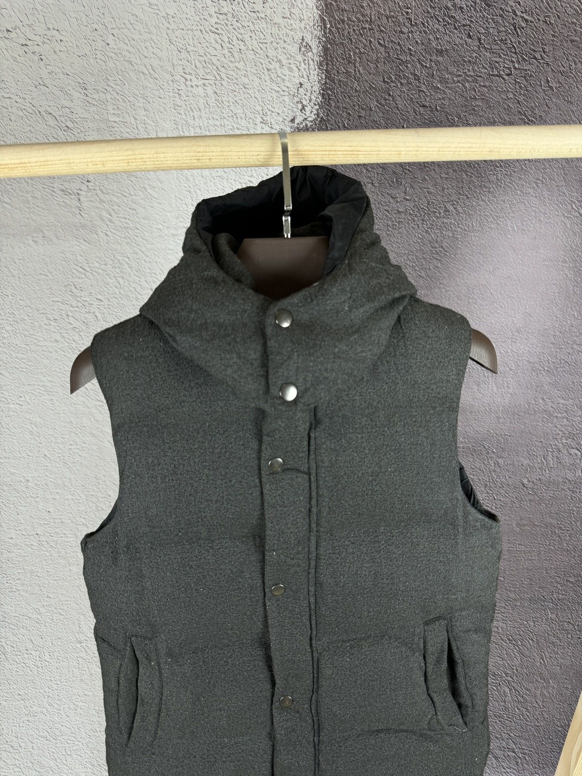 Japanese Brand Ships Jet Blue Japanese clothing grey hooded vest jacket Size US M / EU 48-50 / 2 - 5 Thumbnail