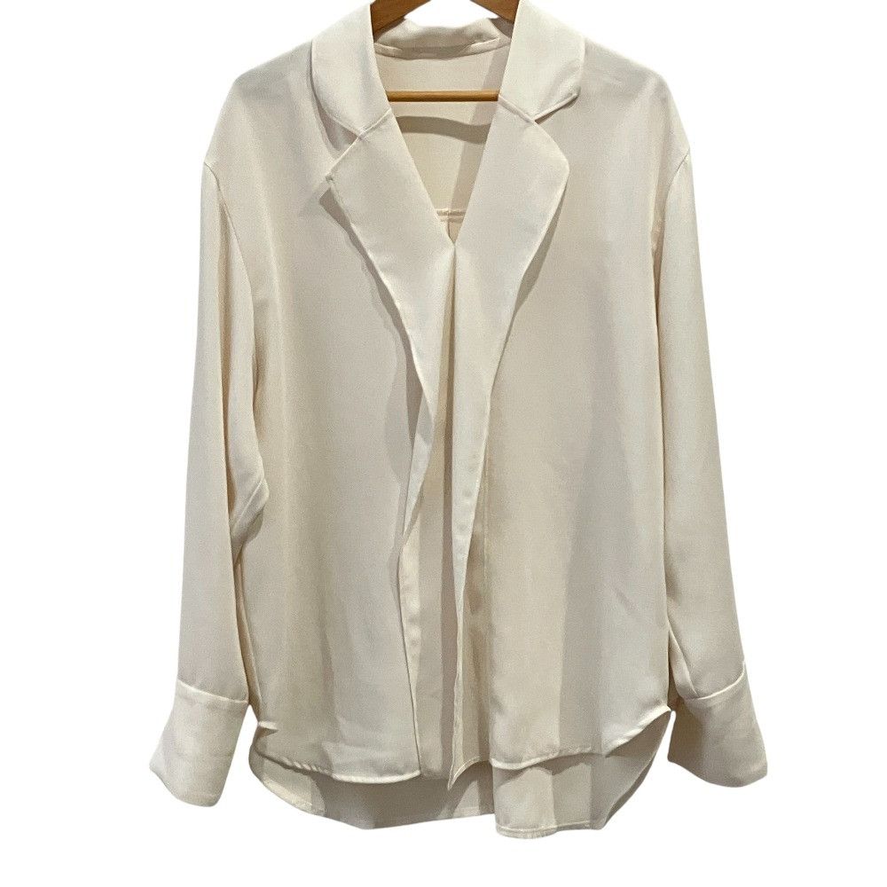 Other NOBLE Estel Double Cross Tailored Long Sleeve Shirt Textile Tops DUTY FREE for USA
