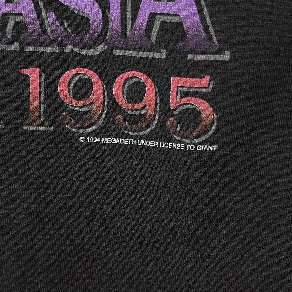 Band Tees Vintage 1995 Megadeth 'Youthanasia' Band T-Shirt, Size XL! Size US XL / EU 56 / 4 - 5 Thumbnail