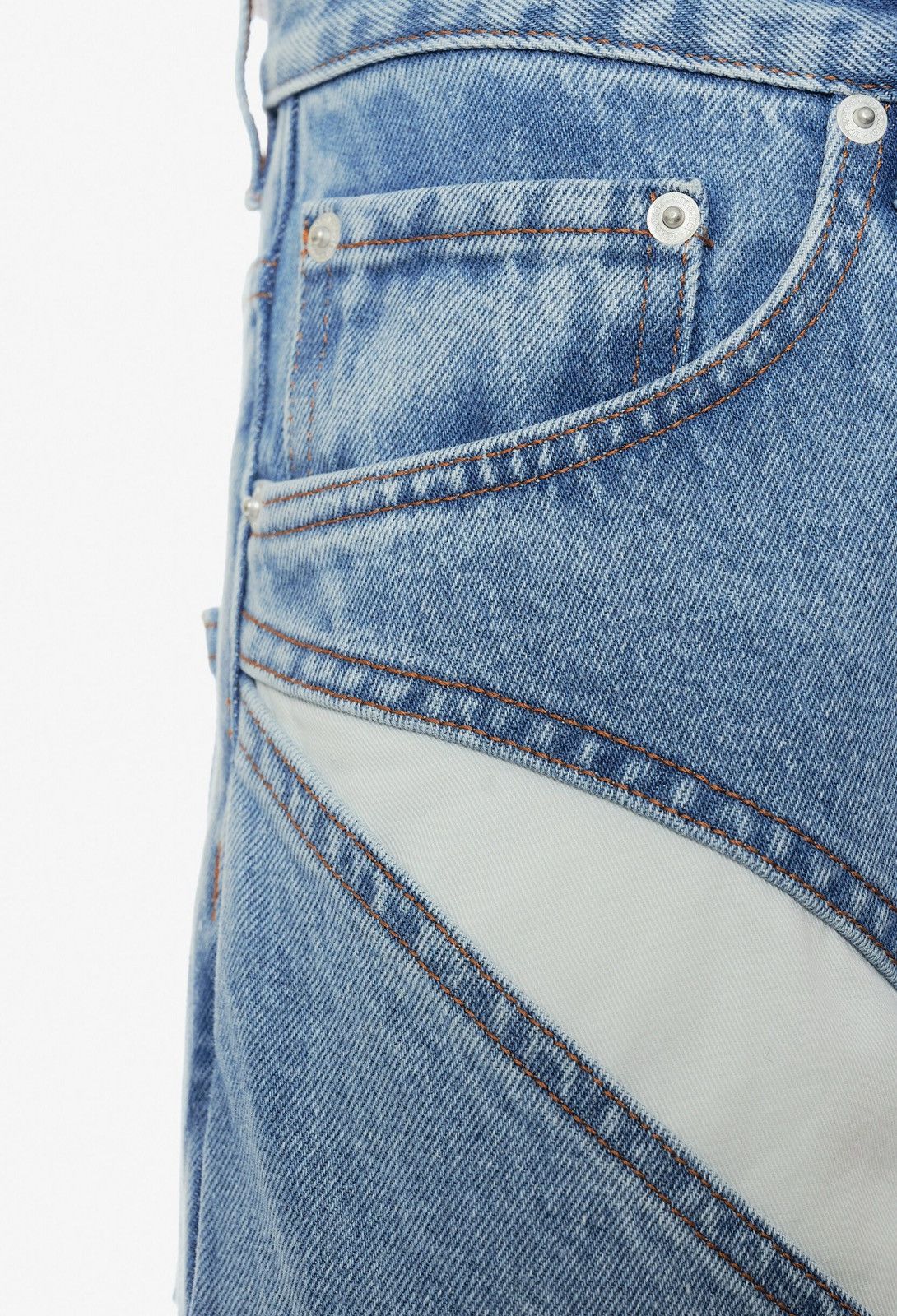 Y/Project Last Size Y/Project Cut-Out Detail Blue Jeans Size US 34 / EU 50 - 3 Thumbnail