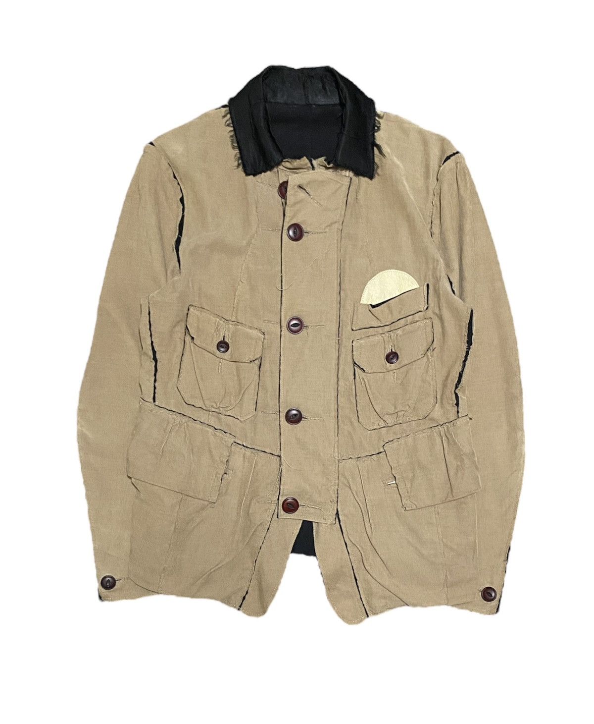 Image of Takahiromiyashita The Soloist Takahiro Miyashita The Soloist Ss12 River Man Jacket in Tan (Size Sma