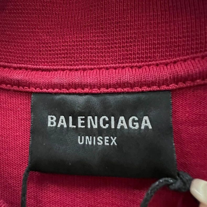 Balenciaga Balenciaga Devanagari Letter Worn Short Sleeve Size US XS / EU 42 / 0 - 4 Thumbnail